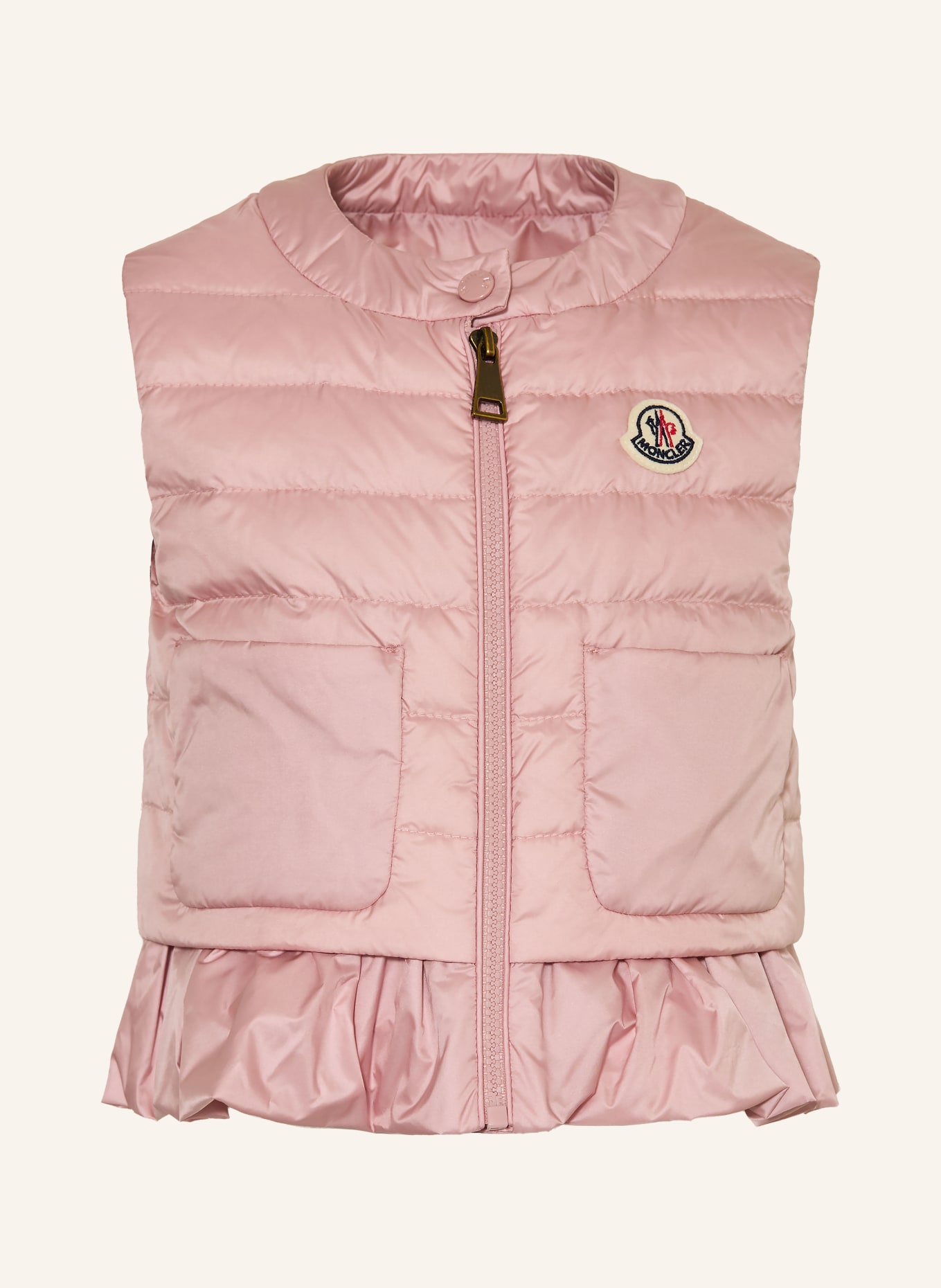 MONCLER enfant Gilet en duvet LATIFE: ROSÉ
