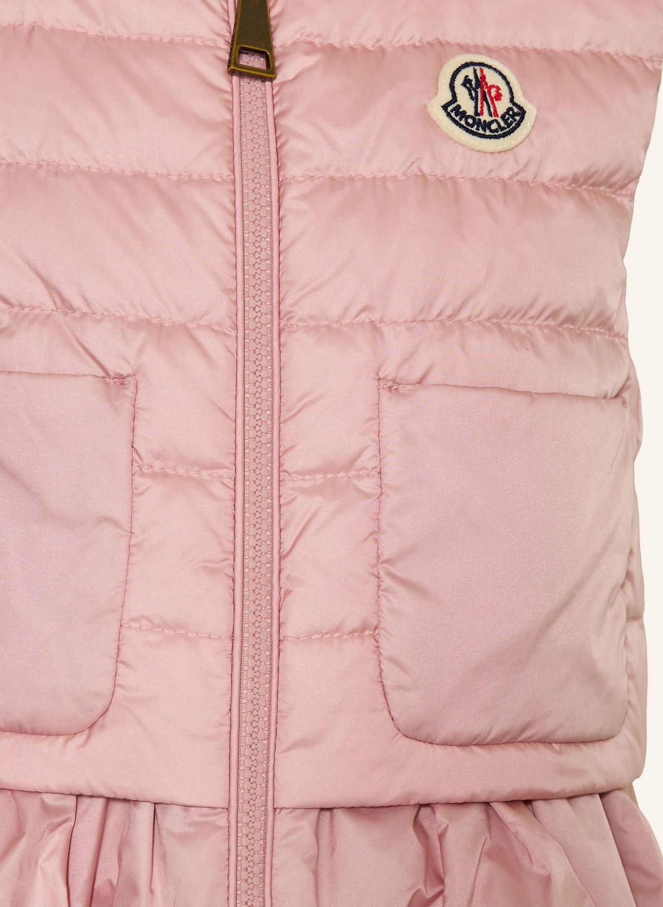 MONCLER enfant Gilet en duvet LATIFE: ROSÉ