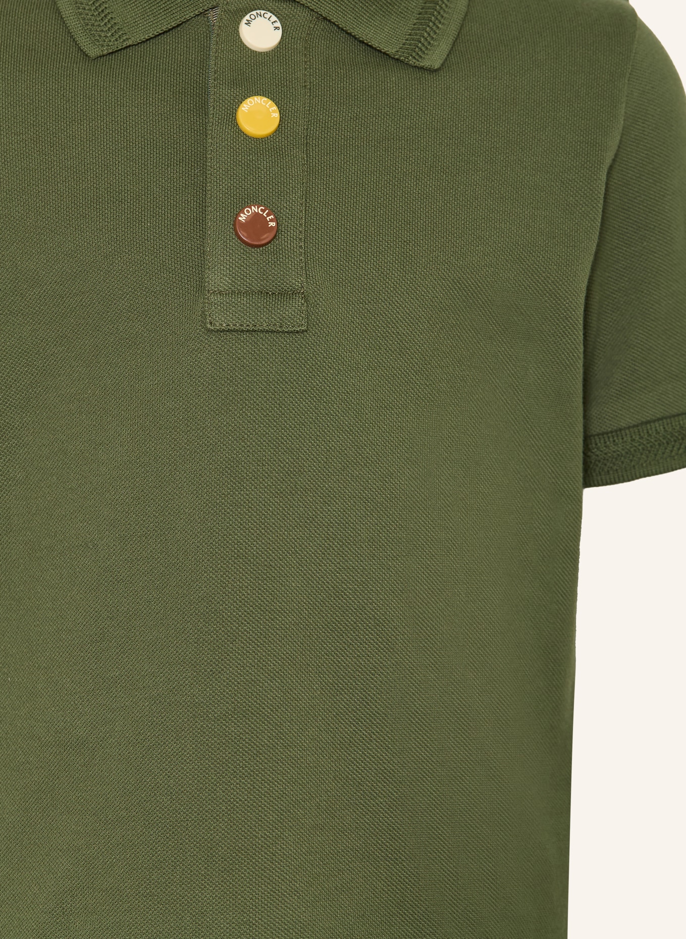 MONCLER enfant Polo piqué: VERT