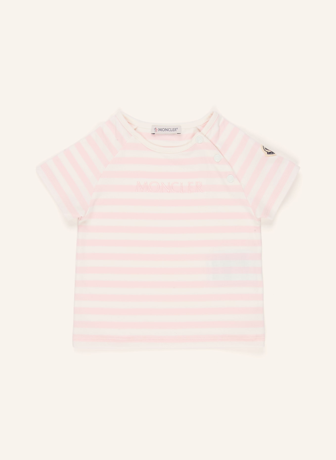 MONCLER enfant T-Shirt: HELLROSA / ECRU