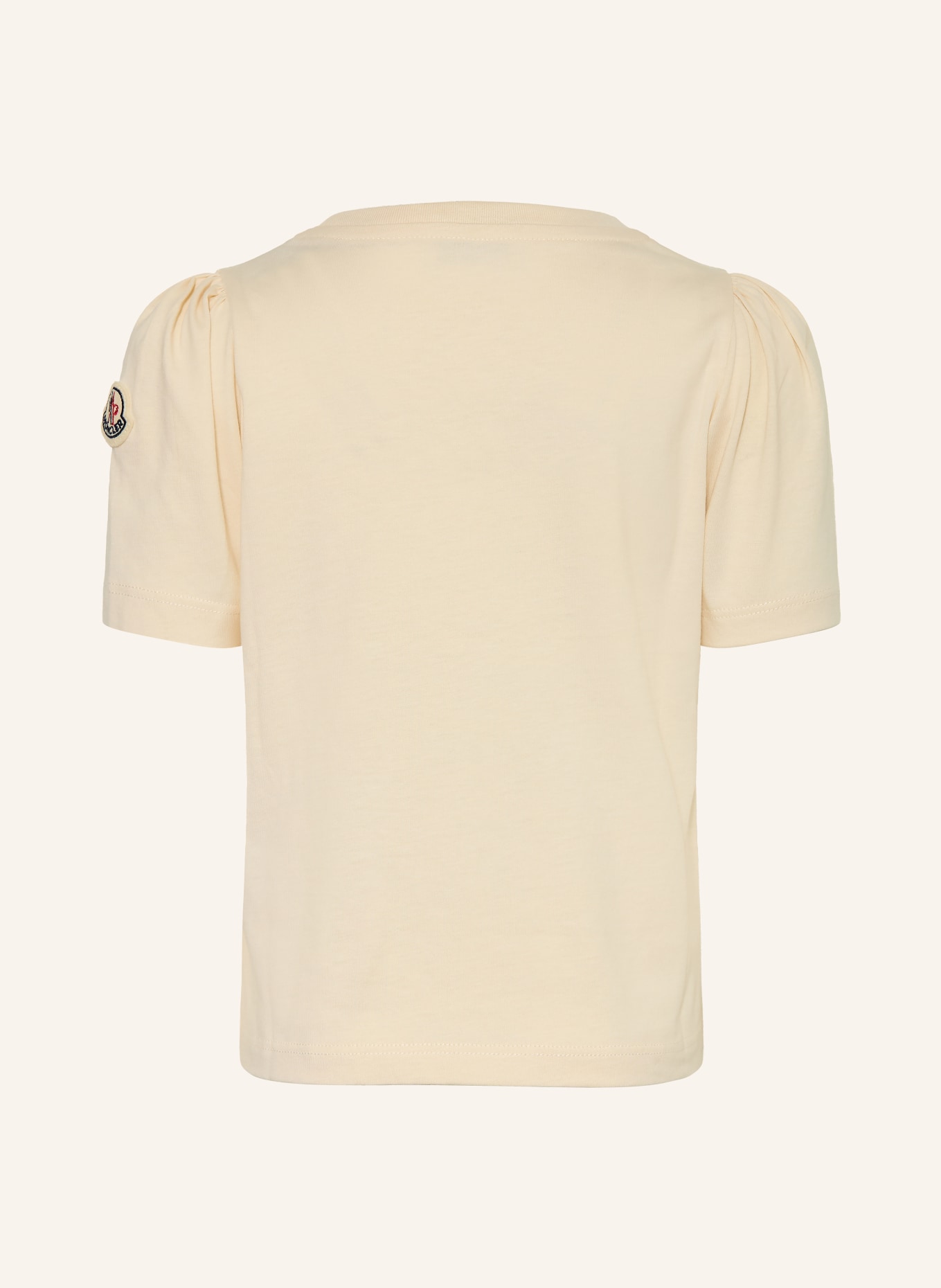 MONCLER enfant T-shirt: CRÈME / MARRON FONCÉ / ROUGE FONCÉ