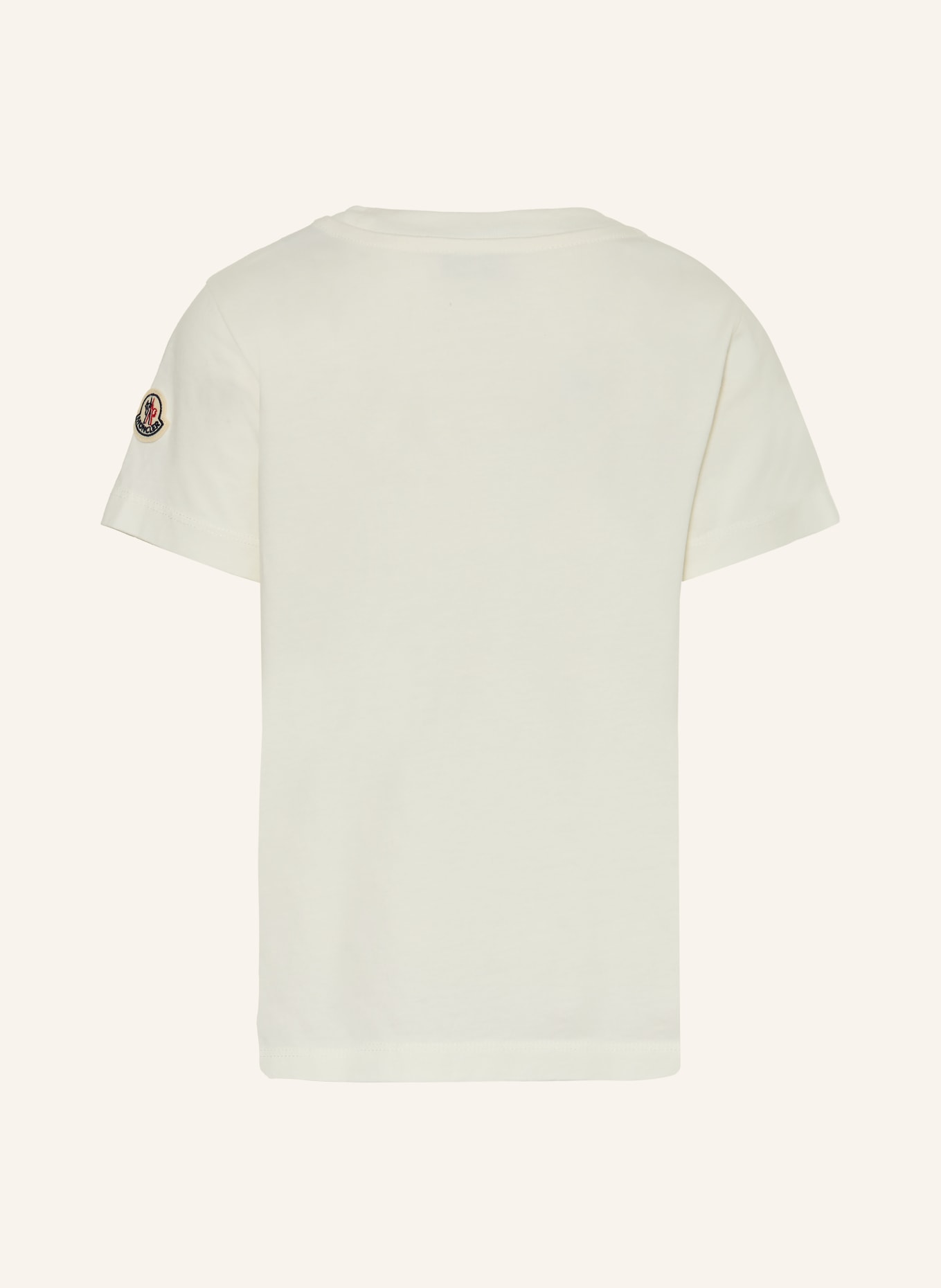 MONCLER enfant T-shirt: BLANC / MARRON
