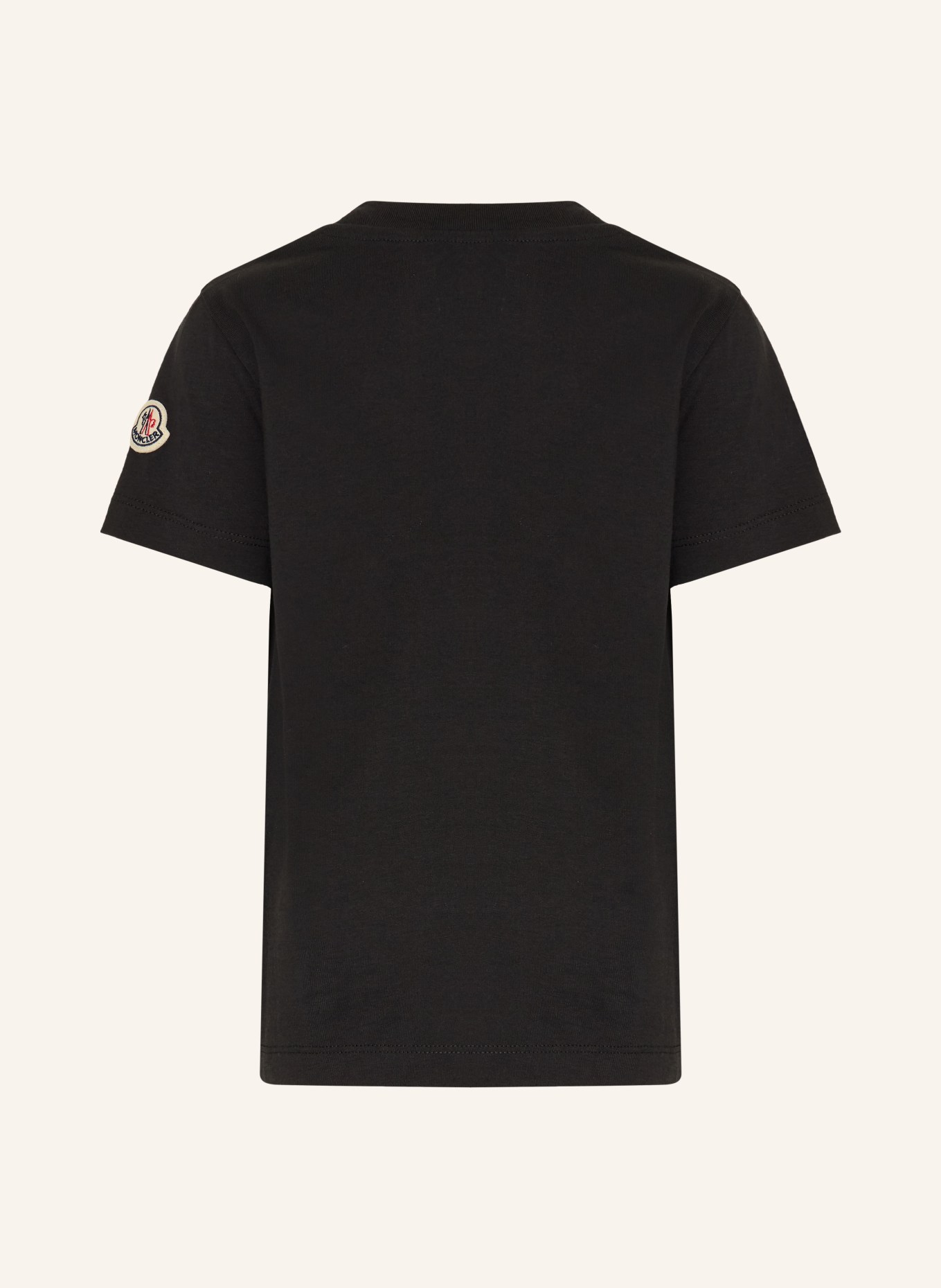 MONCLER enfant T-shirt: NOIR / BLANC