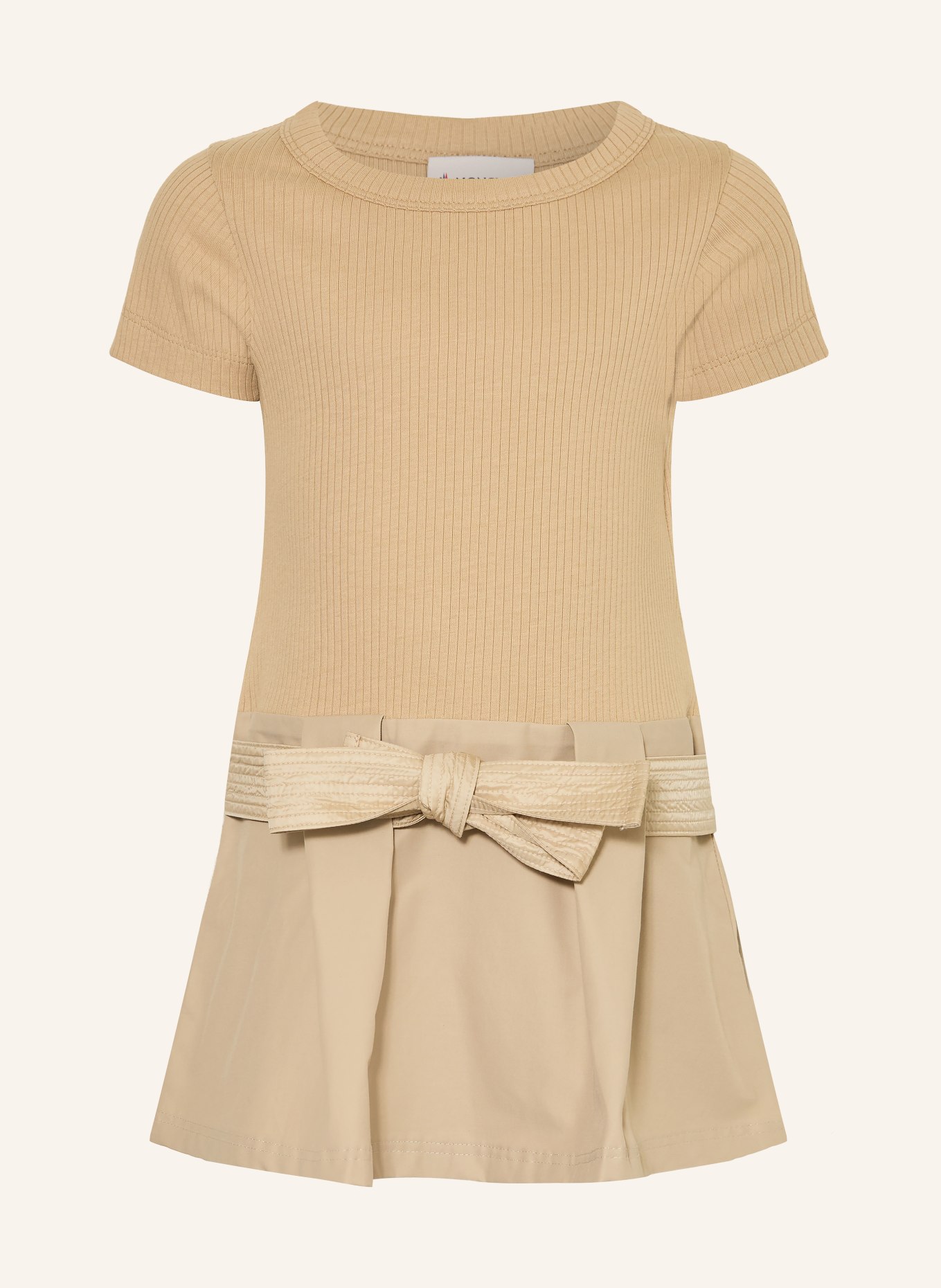 MONCLER enfant Robe en mélange de matières: BEIGE
