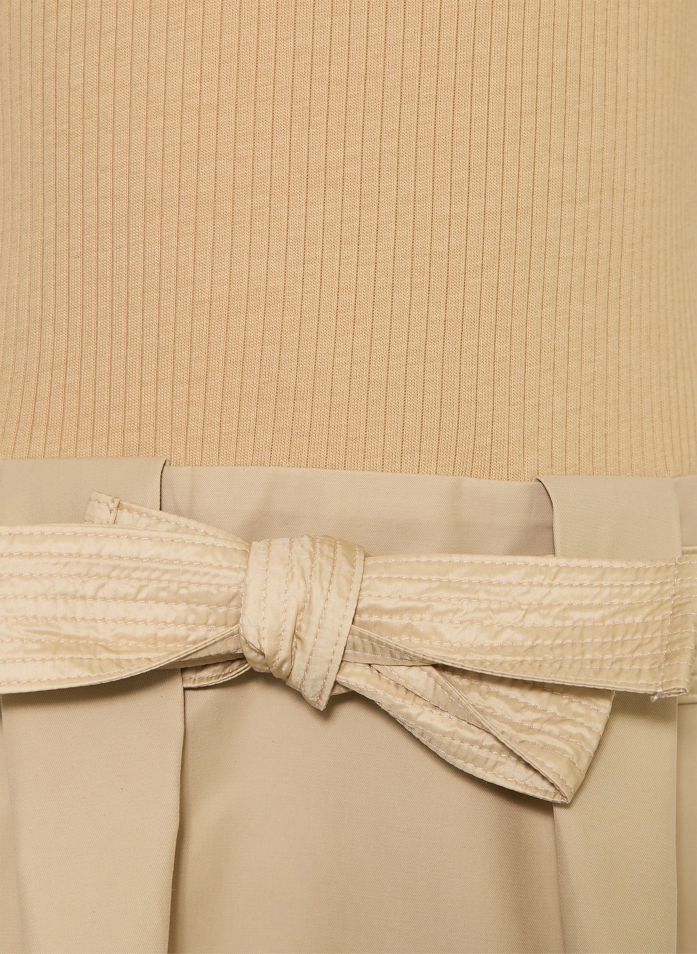 MONCLER enfant Robe en mélange de matières: BEIGE