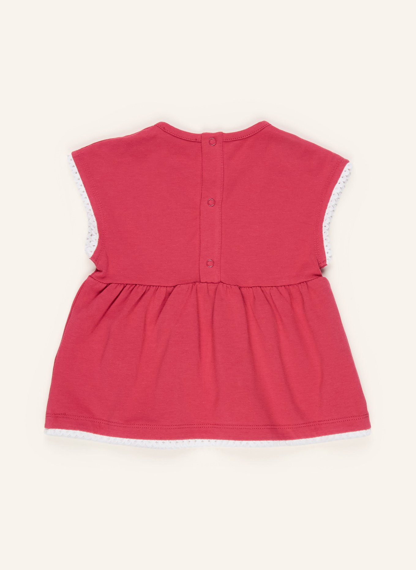 MONCLER enfant Jerseykleid: PINK / WEISS