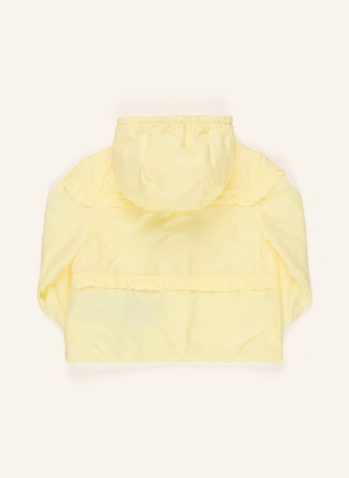 MONCLER enfant Jacke HITI mit Rüschen: HELLGELB
