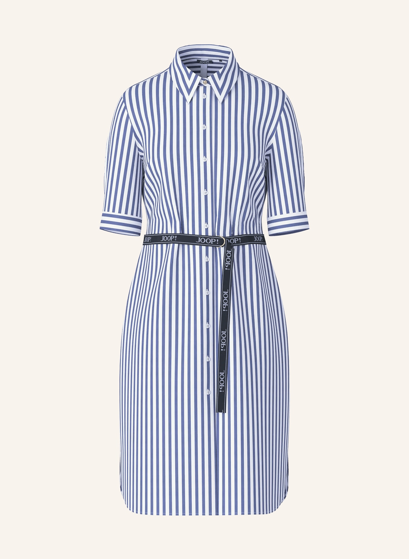 JOOP! Robe chemise DOMINIQUE: BLEU / BLANC