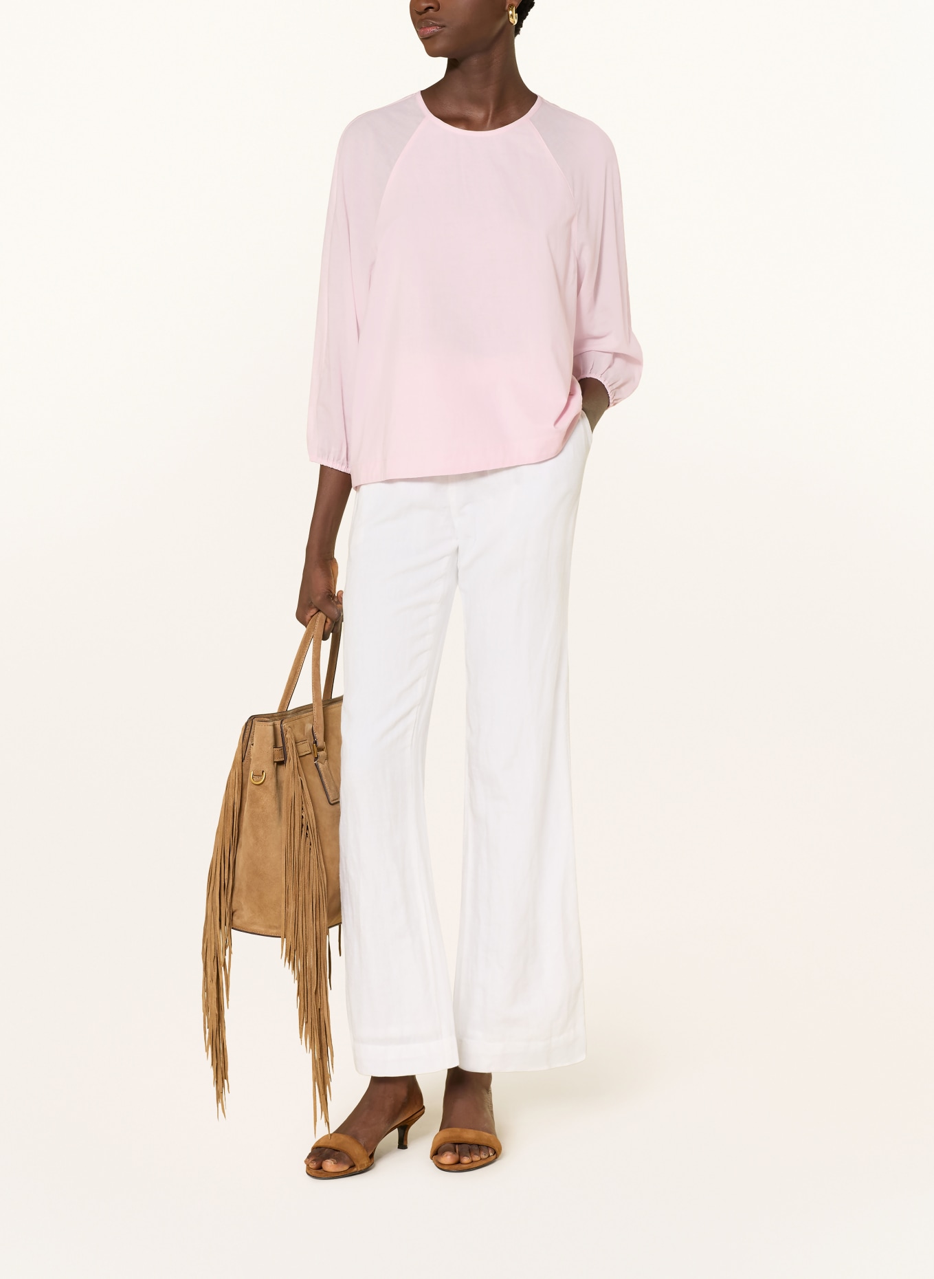 JOOP! BASANTI blouse shirt with 3/4 sleeves: ROSE