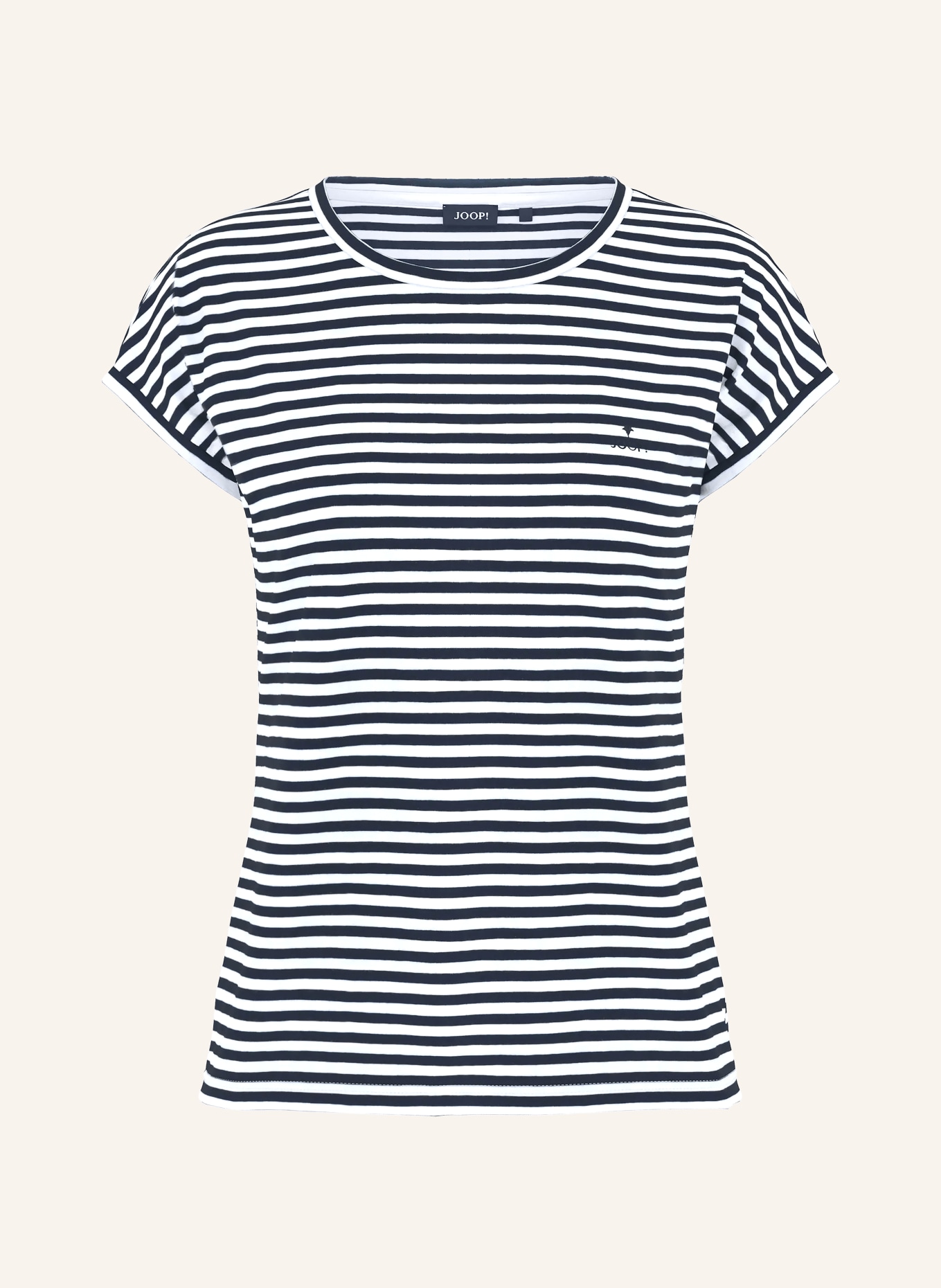 JOOP! T-shirt TULIA: BLEU FONCÉ / BLANC