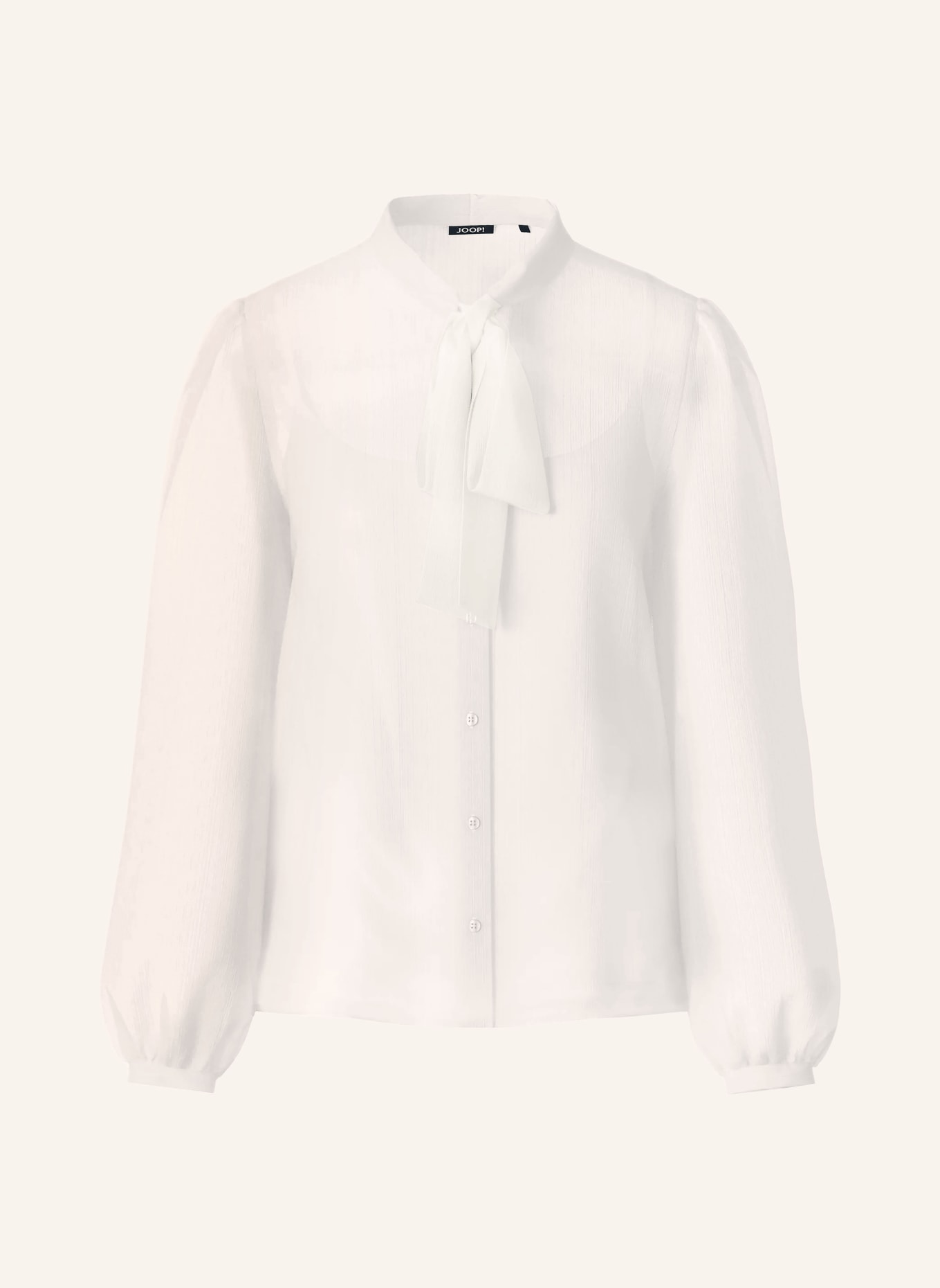 JOOP! BANITA bow blouse: WHITE