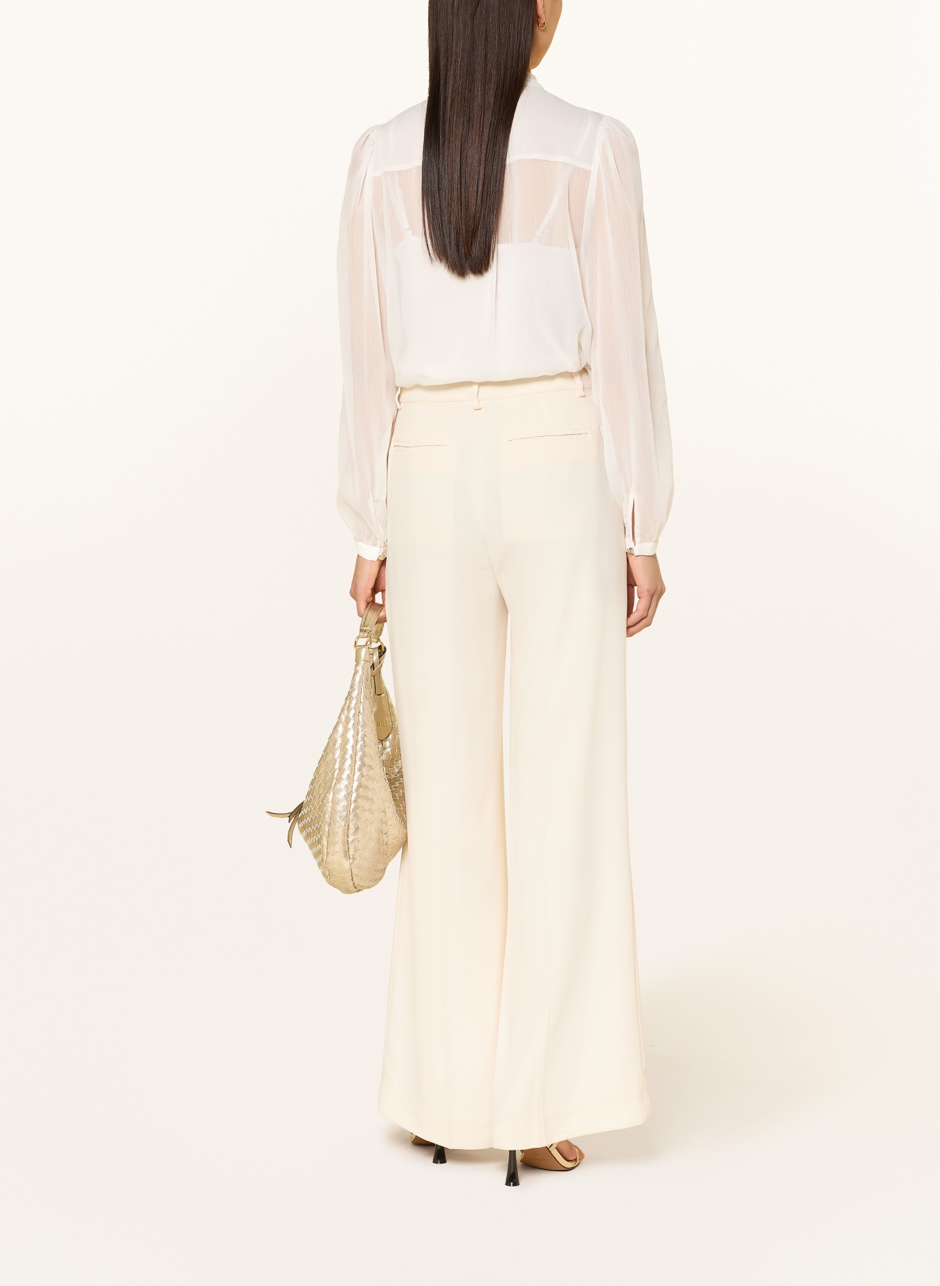 JOOP! BANITA bow blouse: WHITE