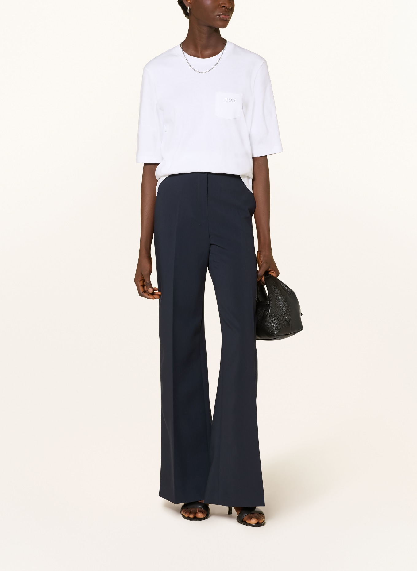 JOOP! T-Shirt TONJA mit Schmucksteinen: WEISS