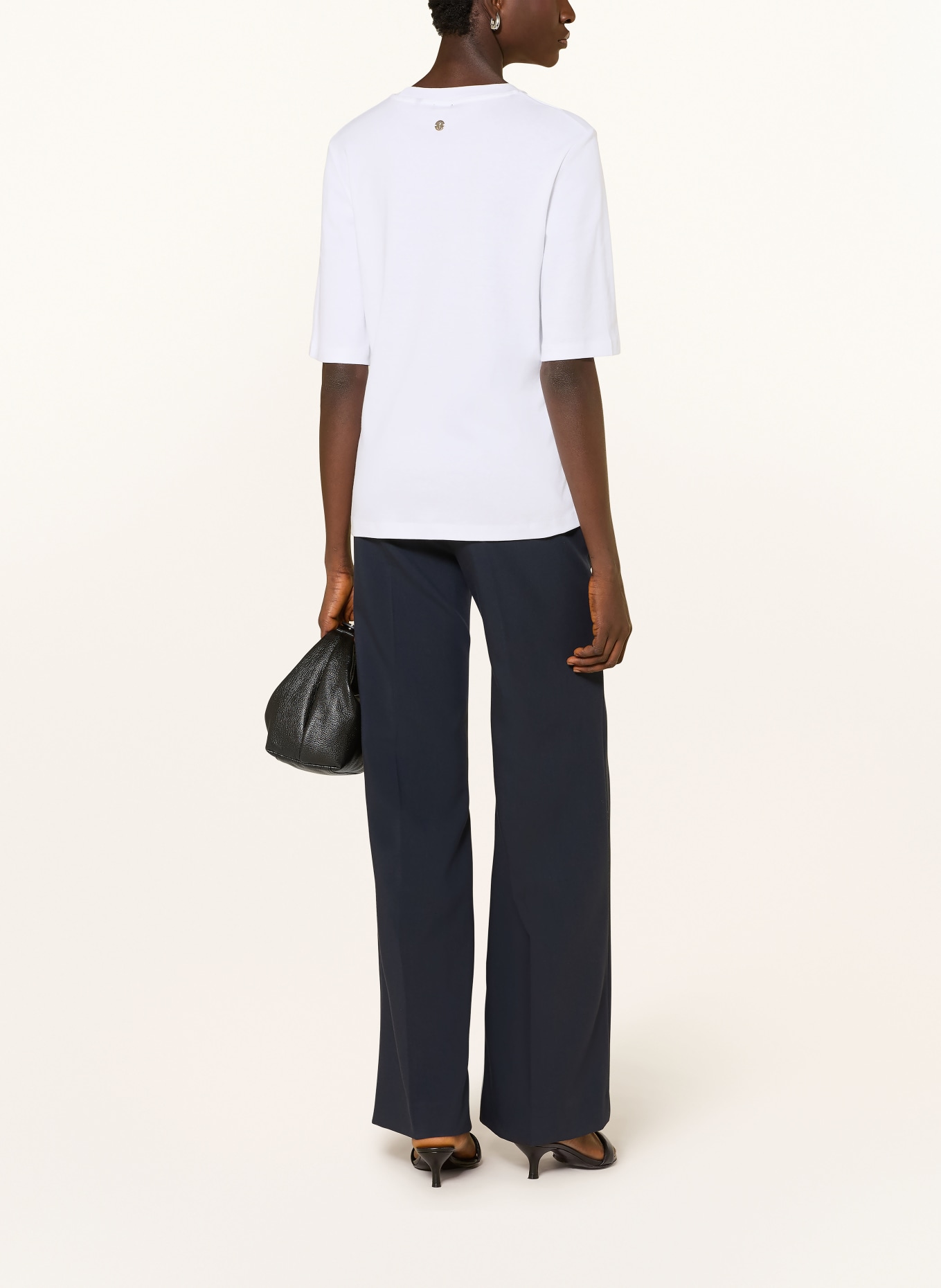 JOOP! T-Shirt TONJA mit Schmucksteinen: WEISS