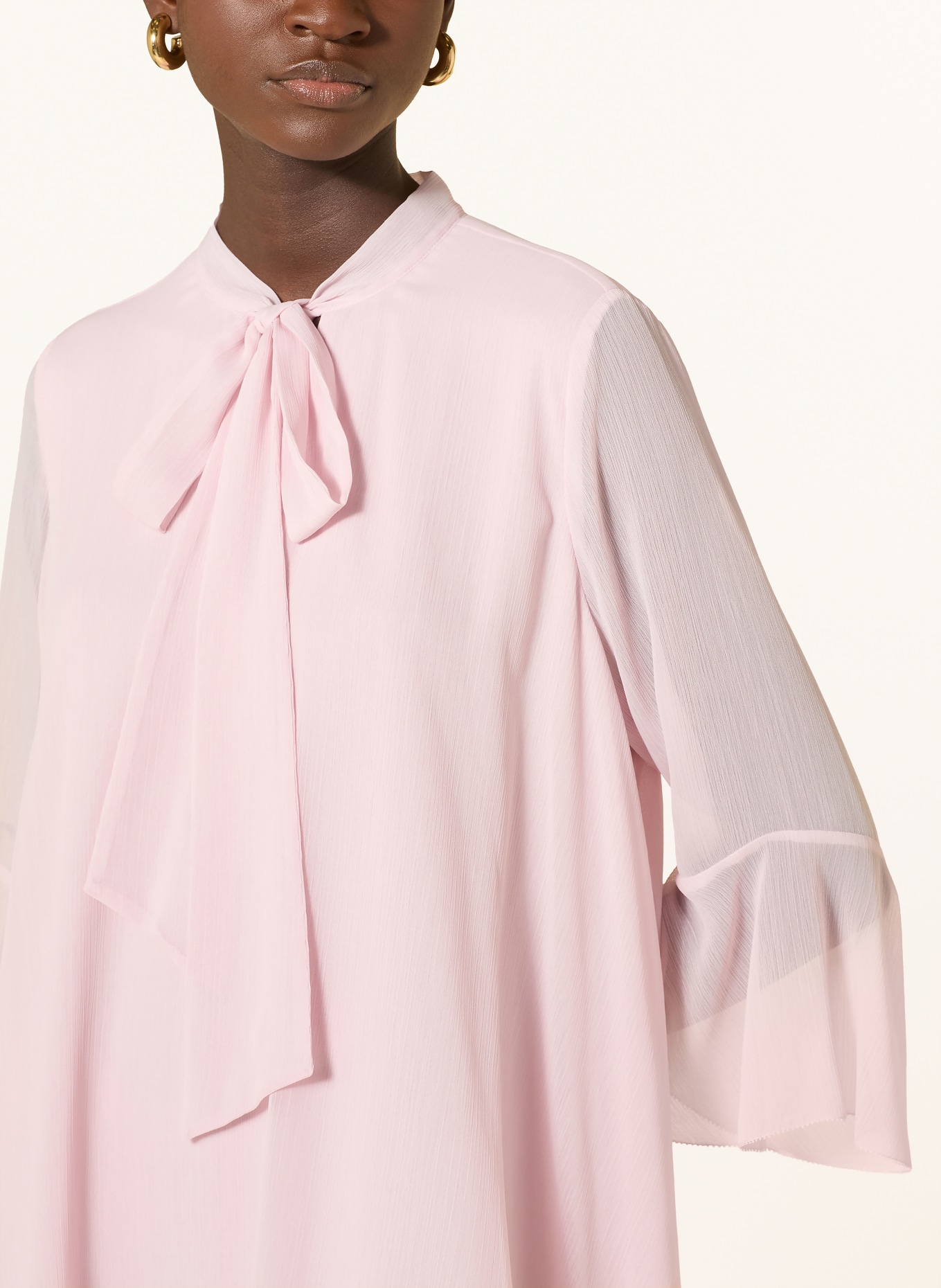 JOOP! Robe à col bateau et manches 3/4: ROSE CLAIR