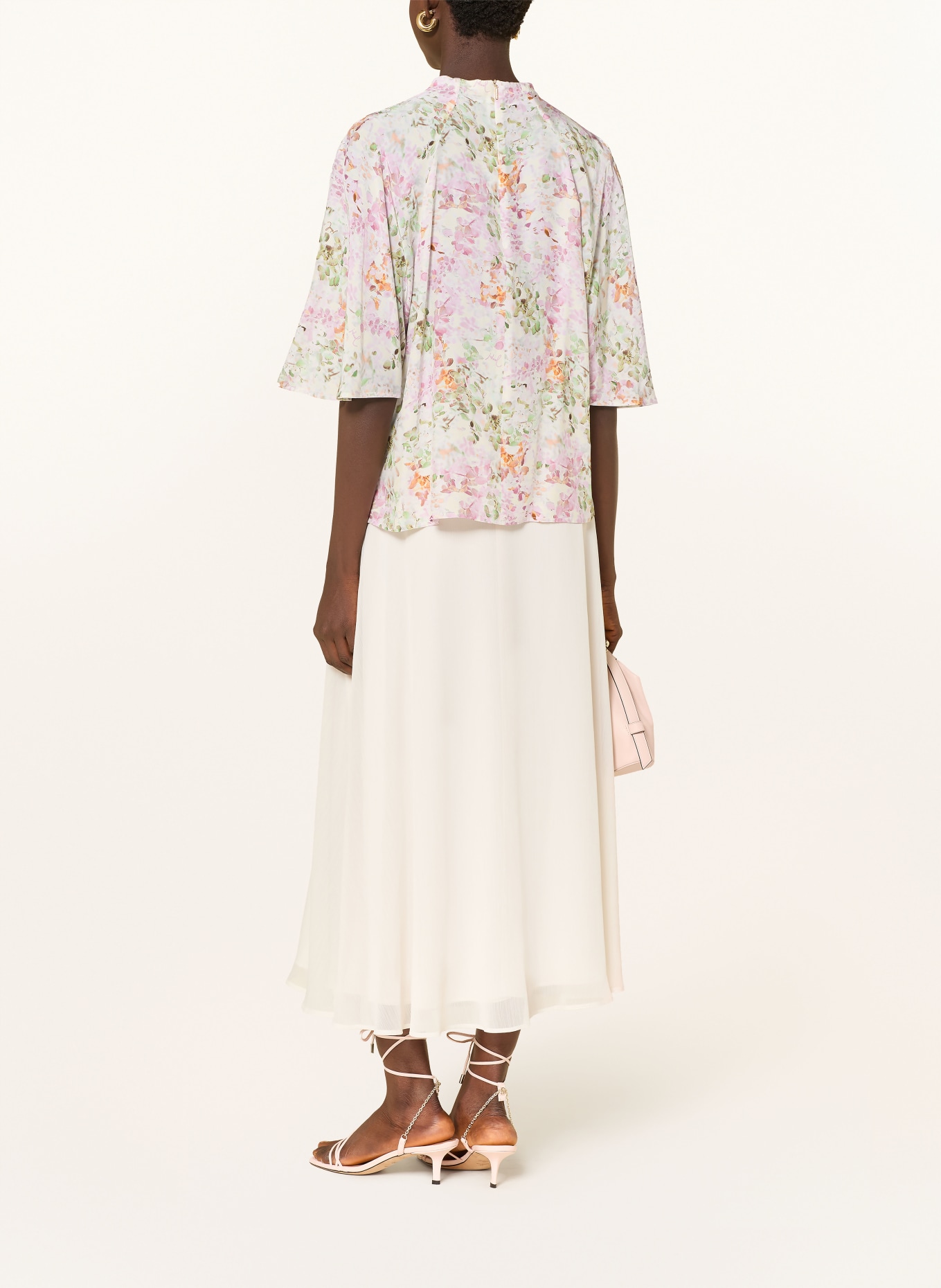 JOOP! Chemisier BRINA à manches 3/4: BLANC / ROSE / VERT CLAIR