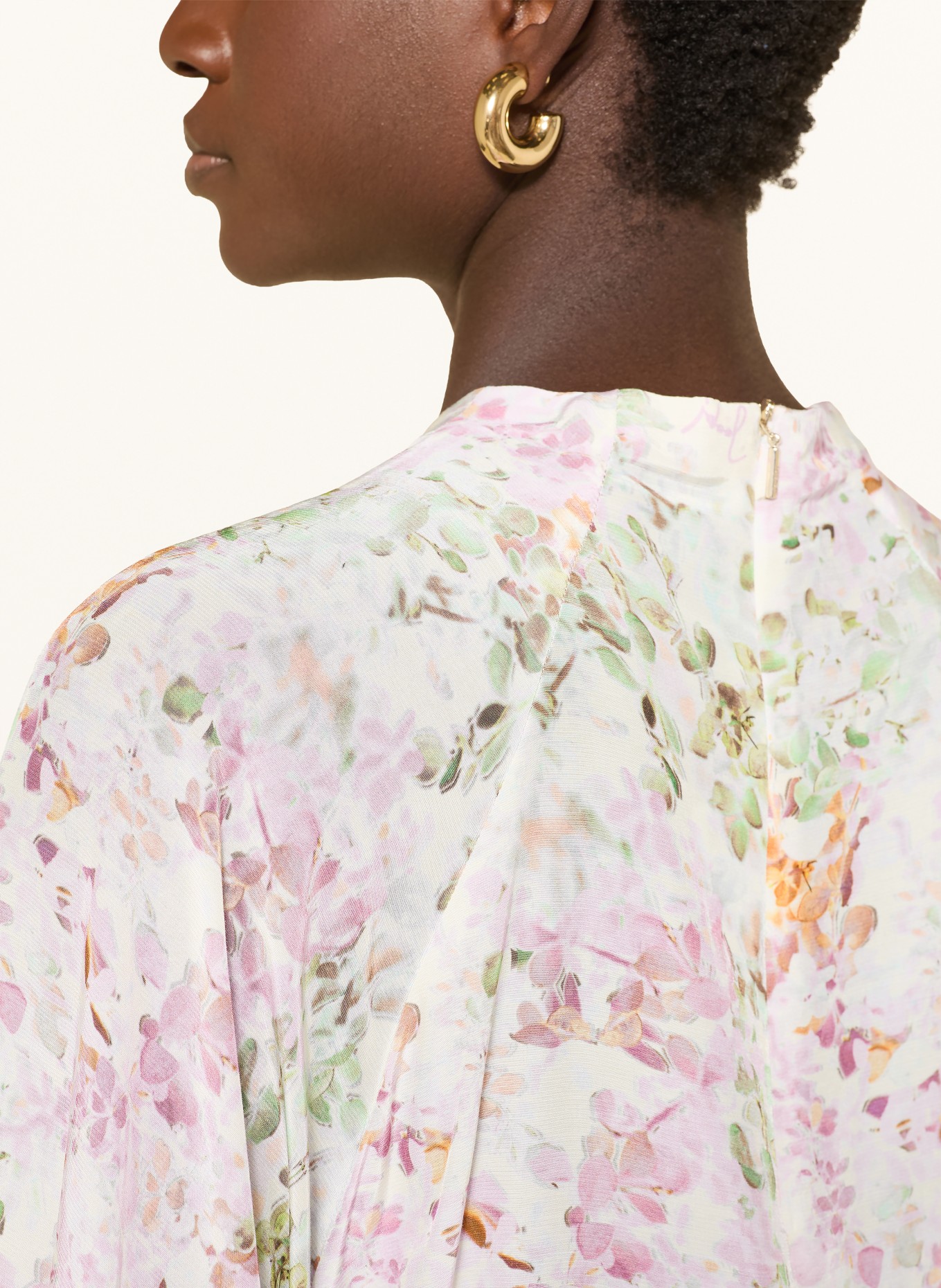 JOOP! Chemisier BRINA à manches 3/4: BLANC / ROSE / VERT CLAIR