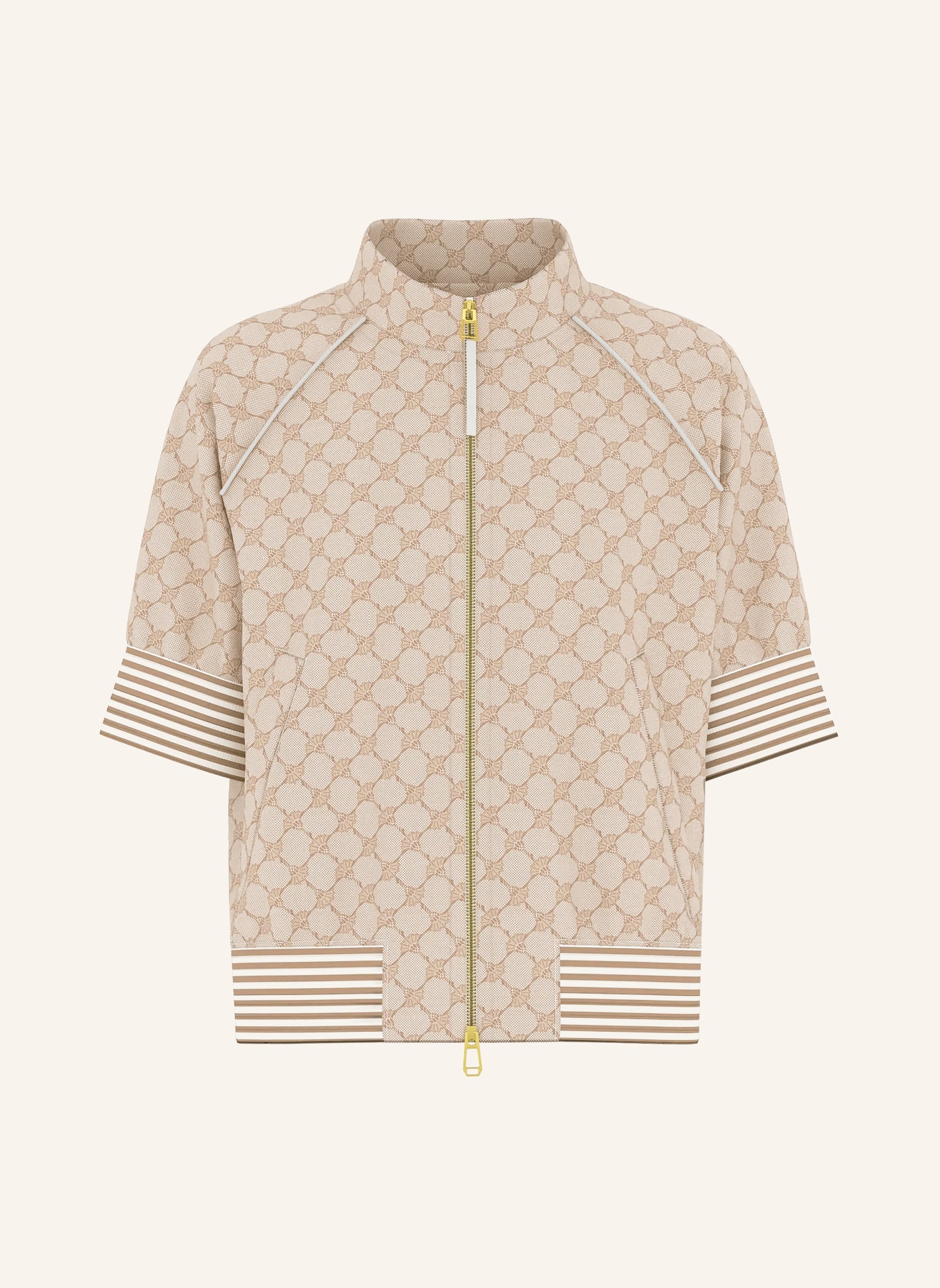 JOOP! Sweatjacke TAYLA: HELLBRAUN / BEIGE