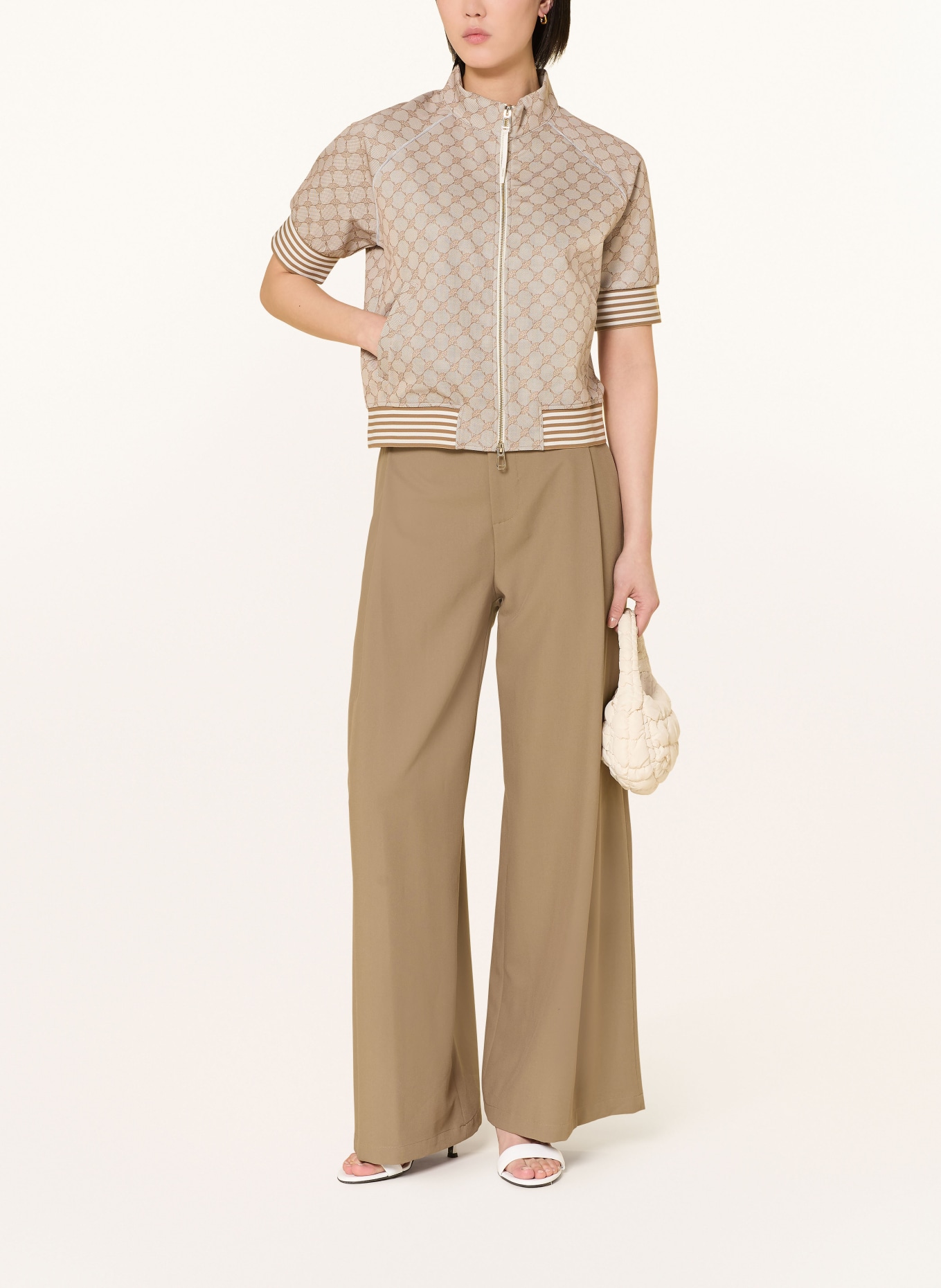 JOOP! Sweatjacke TAYLA: HELLBRAUN / BEIGE