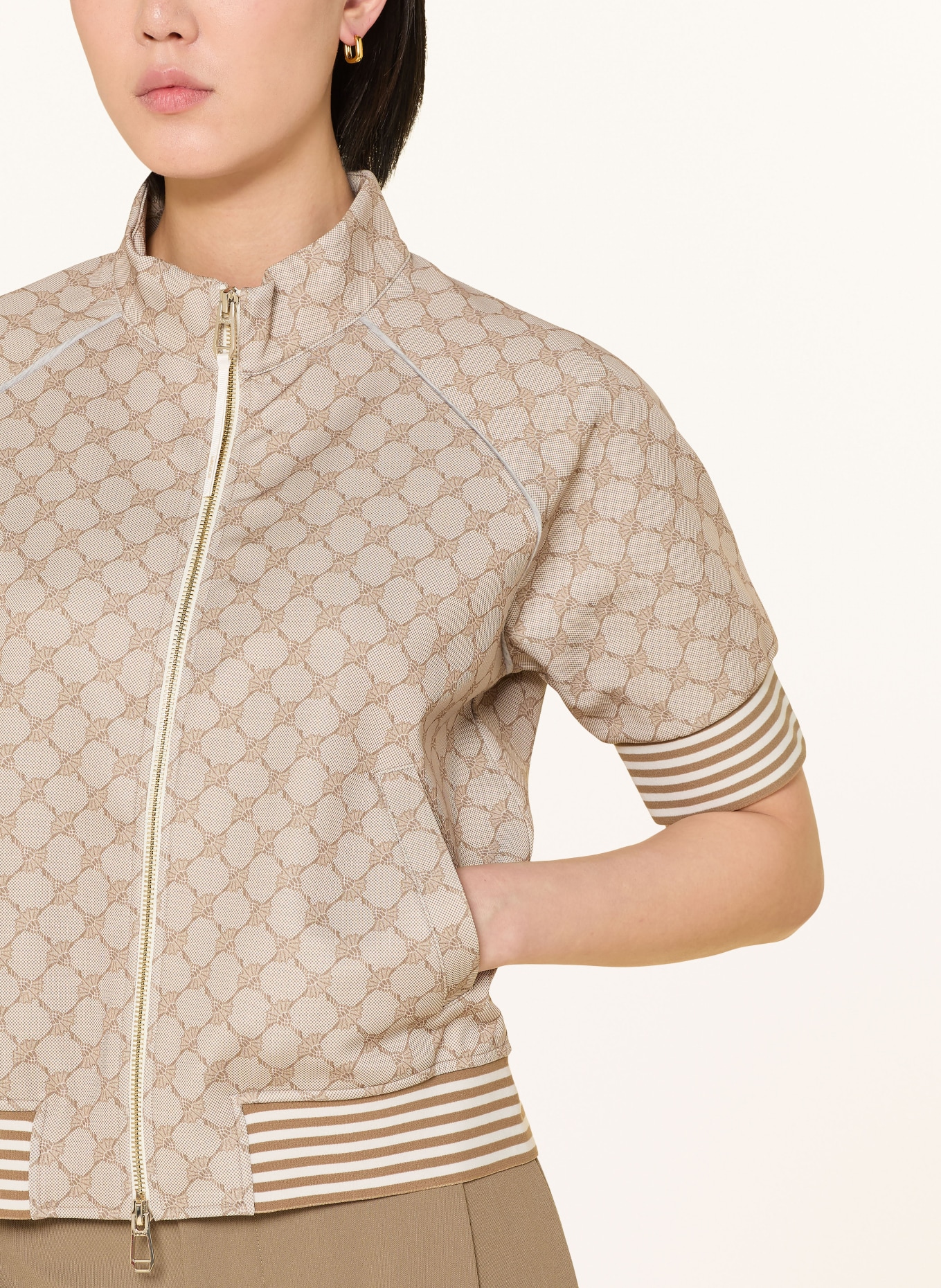 JOOP! Sweatjacke TAYLA: HELLBRAUN / BEIGE