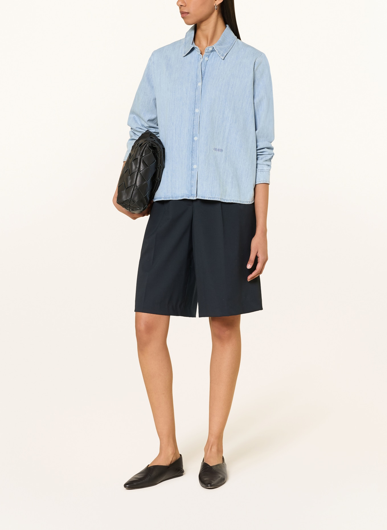 JOOP! Jeansblouse URMINA: LICHTBLAUW