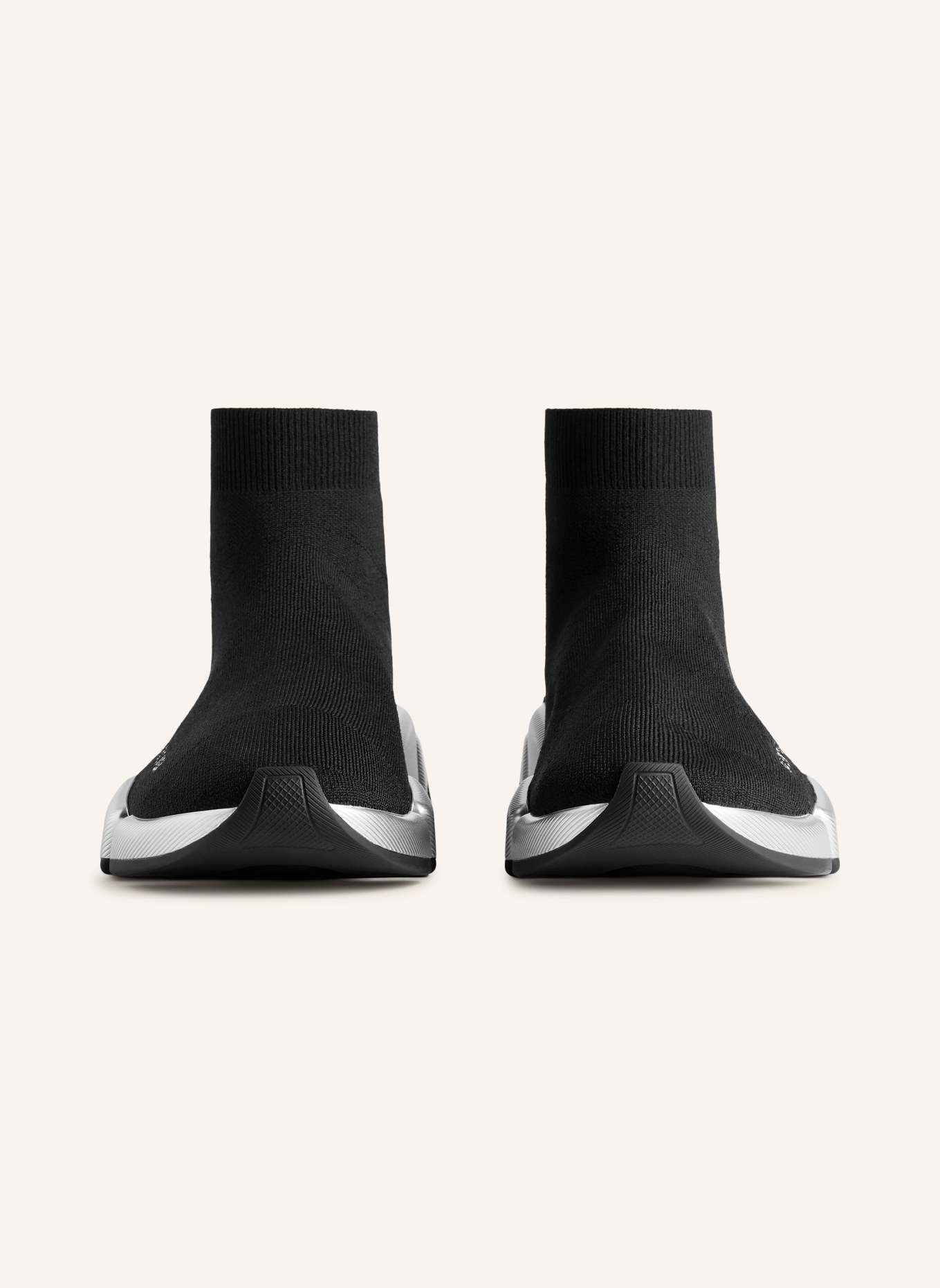 BALENCIAGA Hightop-Sneaker SPEED 2.0: SCHWARZ / SILBER