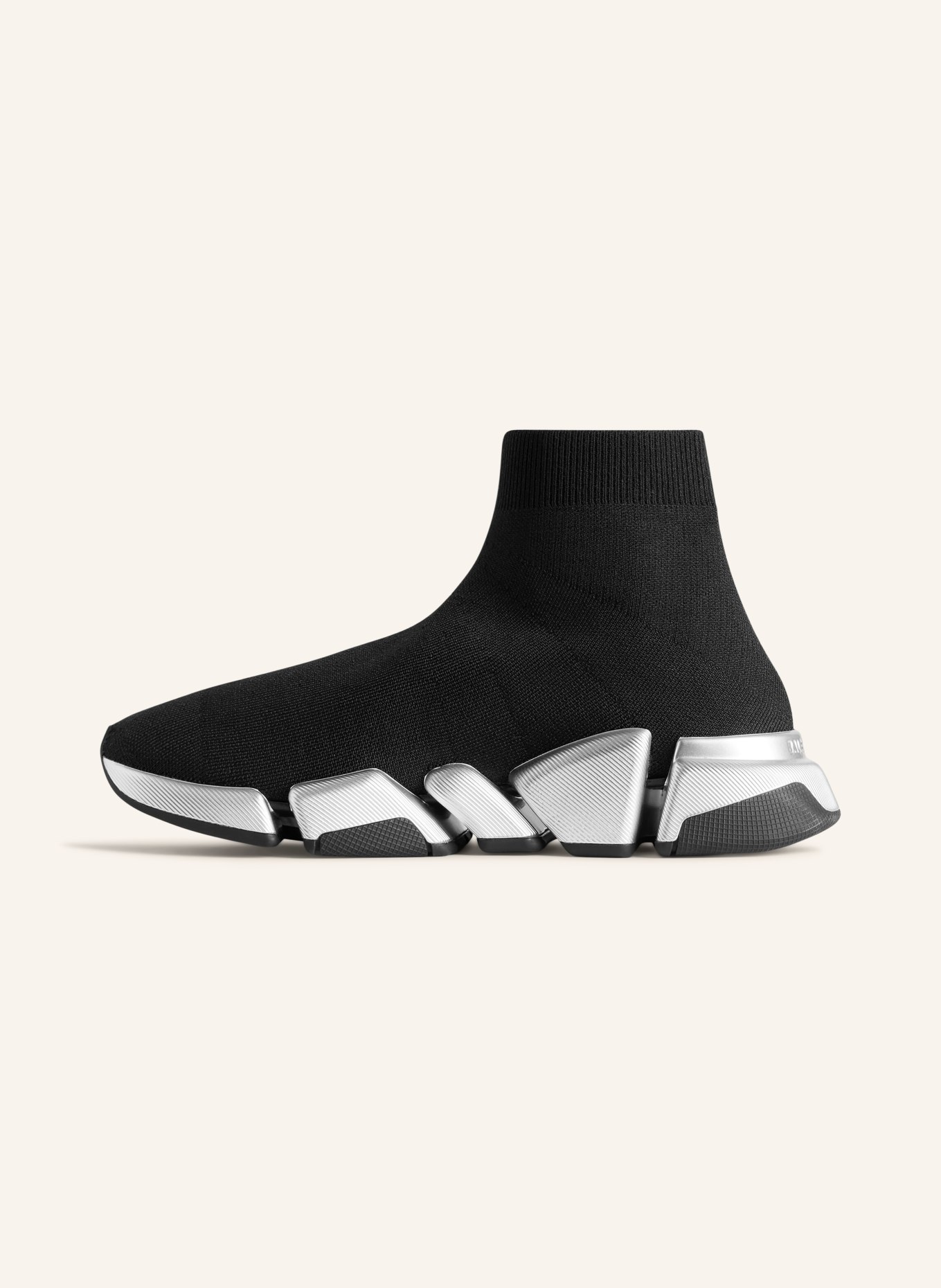 BALENCIAGA Hightop-Sneaker SPEED 2.0: SCHWARZ / SILBER