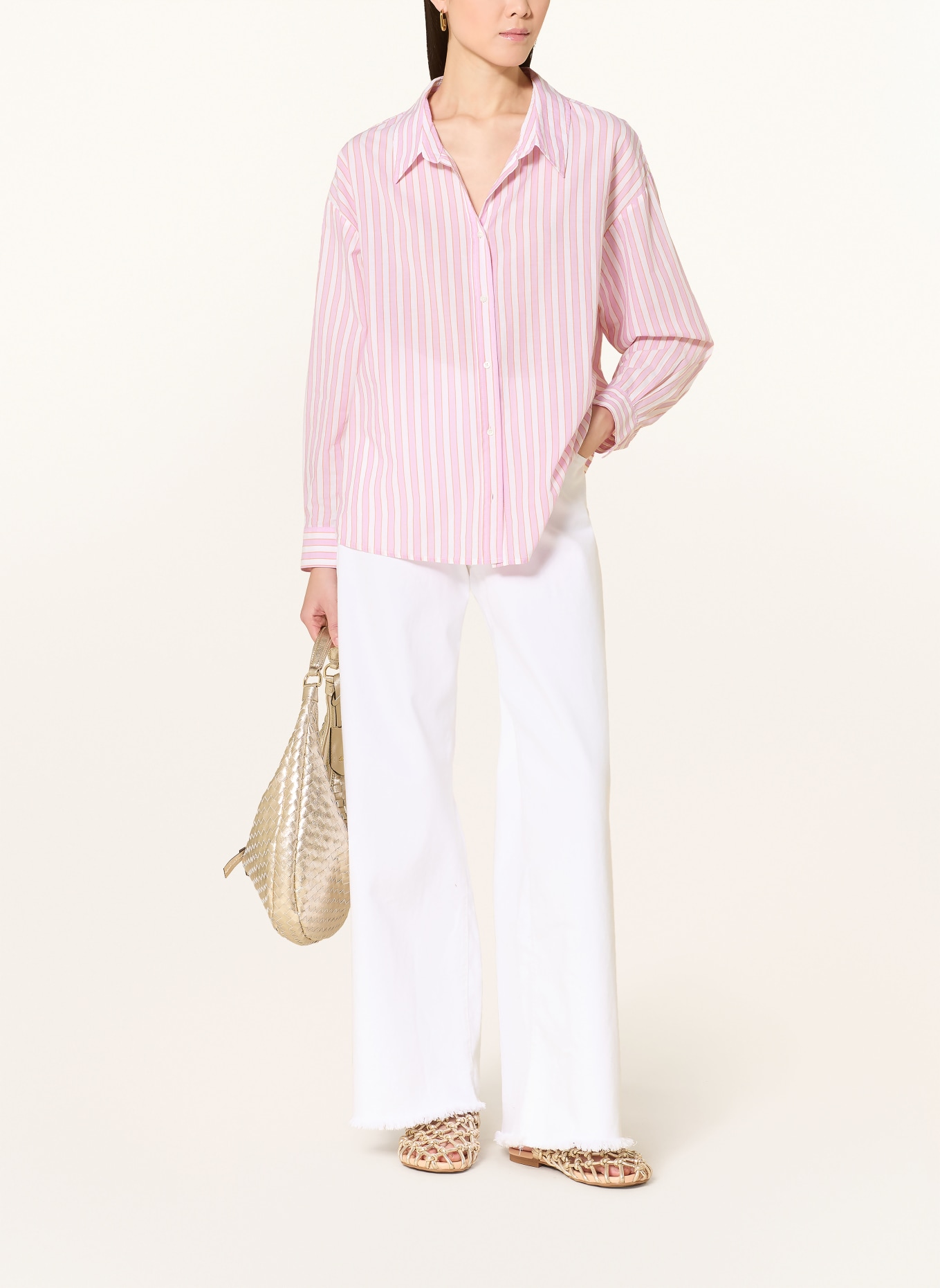 TONNO & PANNA chemise: ROSE / ORANGE / BLANC