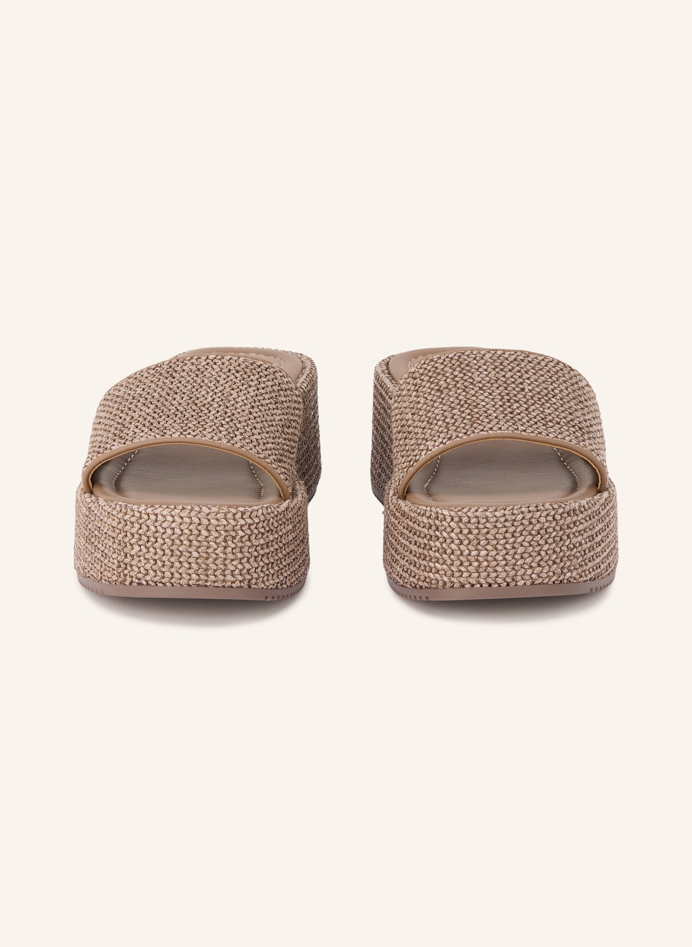 STEVE MADDEN Plateauslippers: TAUPE