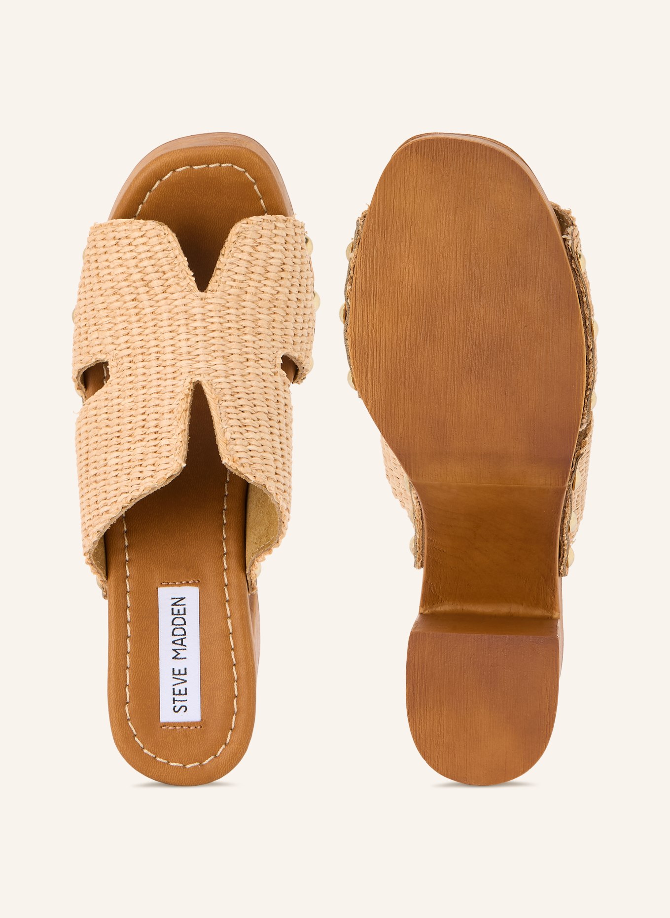 STEVE MADDEN Mules SUNKISSED: CAMEL