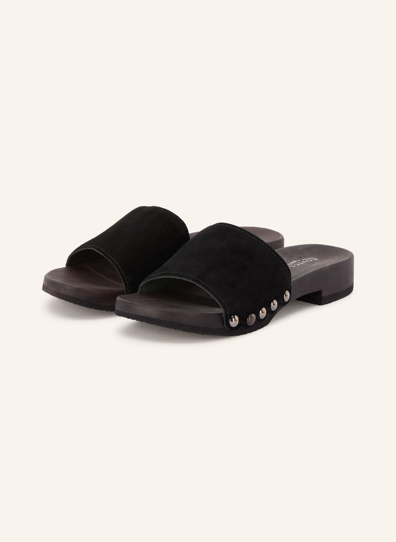 SOFTCLOX Mules BEA: ZWART