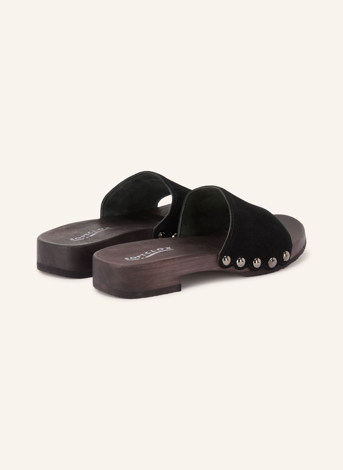 SOFTCLOX Mules BEA: ZWART
