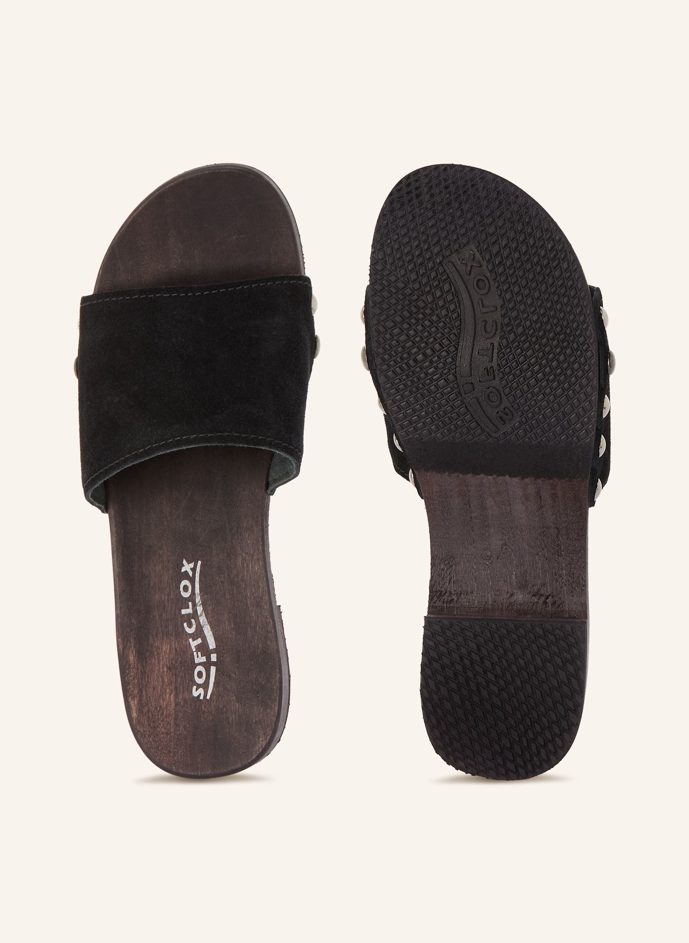 SOFTCLOX Mules BEA: ZWART