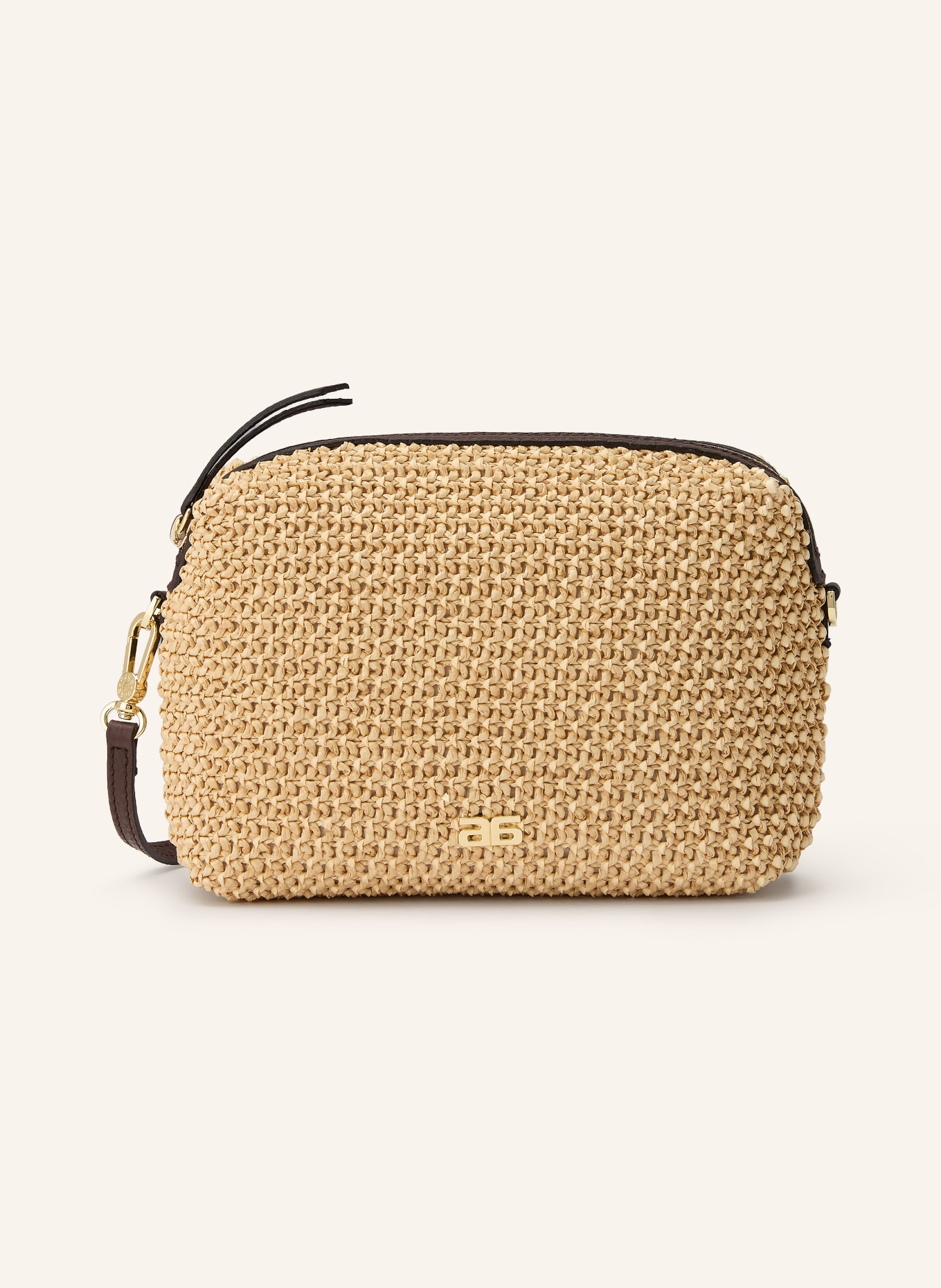 abro Umhängetasche KAIA: CREME / GOLD / BRAUN