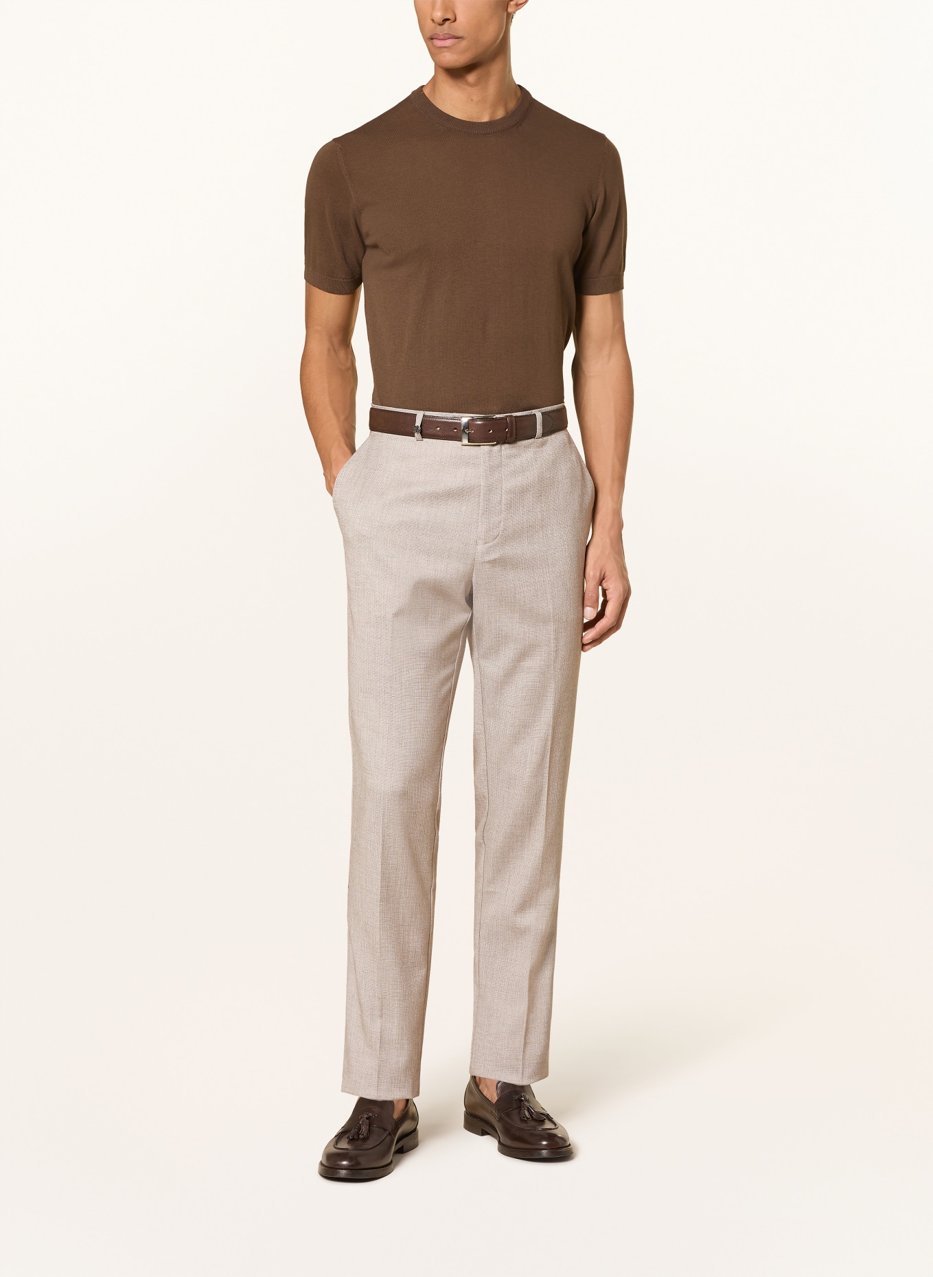 DISTRETTO 12 Anzughose ACANTO Regular Fit: 0044 CRETA