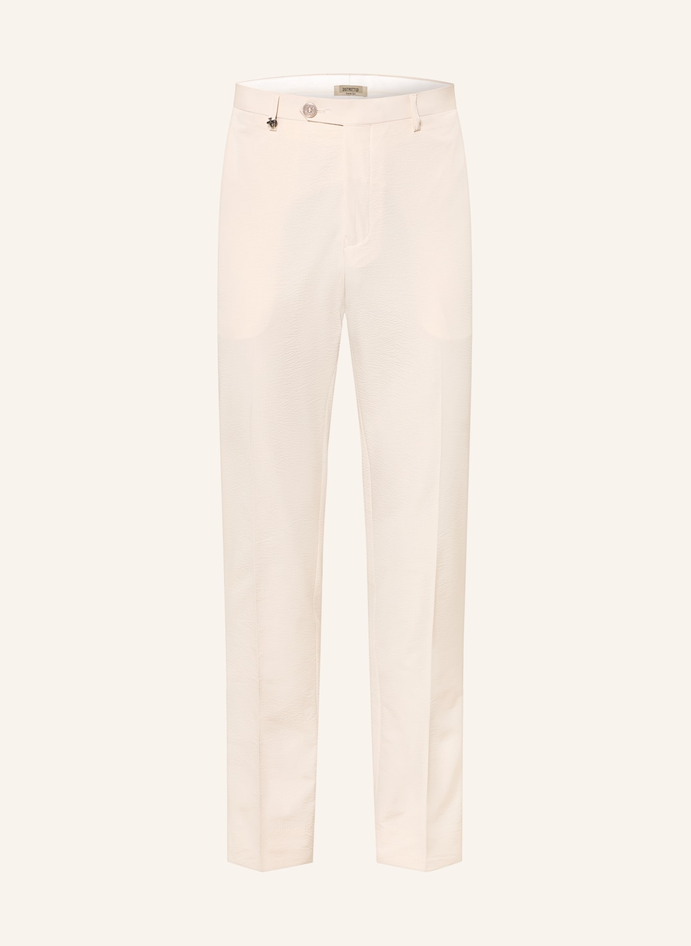 DISTRETTO 12 Spodnie do garnituru AREZZO Slim Fit: 0077 Travertino