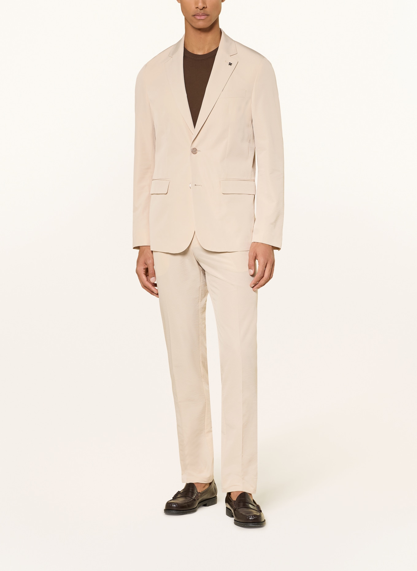 DISTRETTO 12 Marynarka AREZZO o kroju slim fit: 0077 Travertino