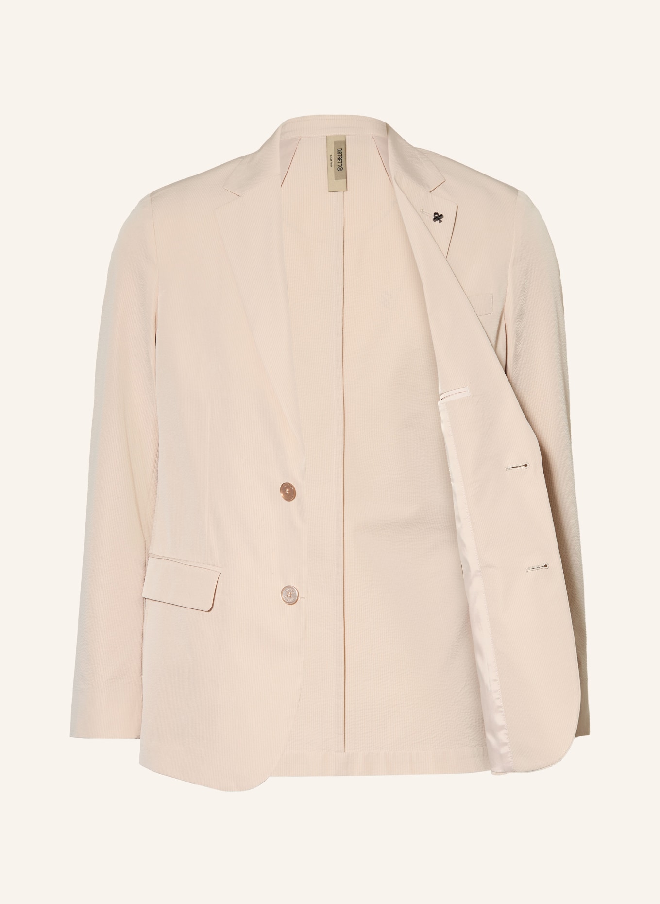 DISTRETTO 12 Marynarka AREZZO o kroju slim fit: 0077 Travertino