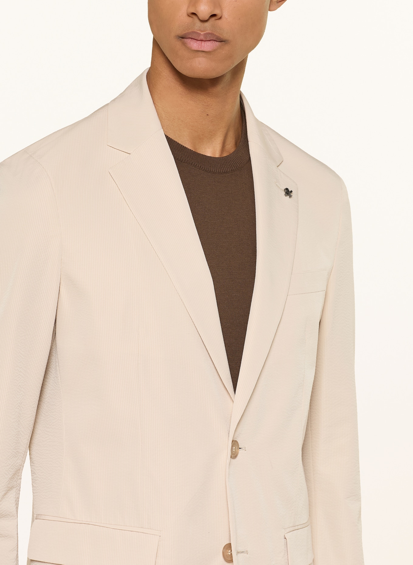 DISTRETTO 12 Marynarka AREZZO o kroju slim fit: 0077 Travertino