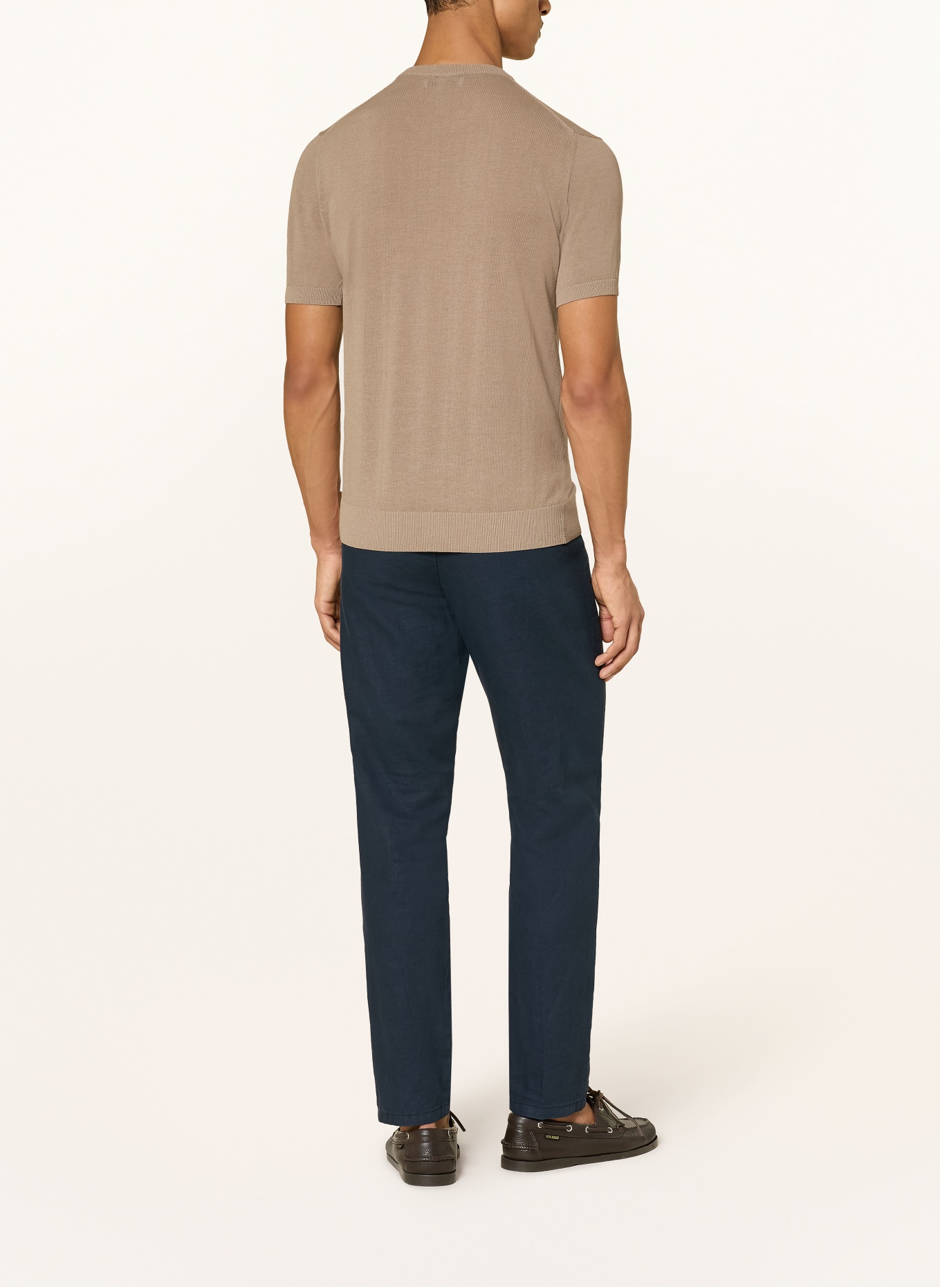 DISTRETTO 12 pull en maille: MARRON CLAIR