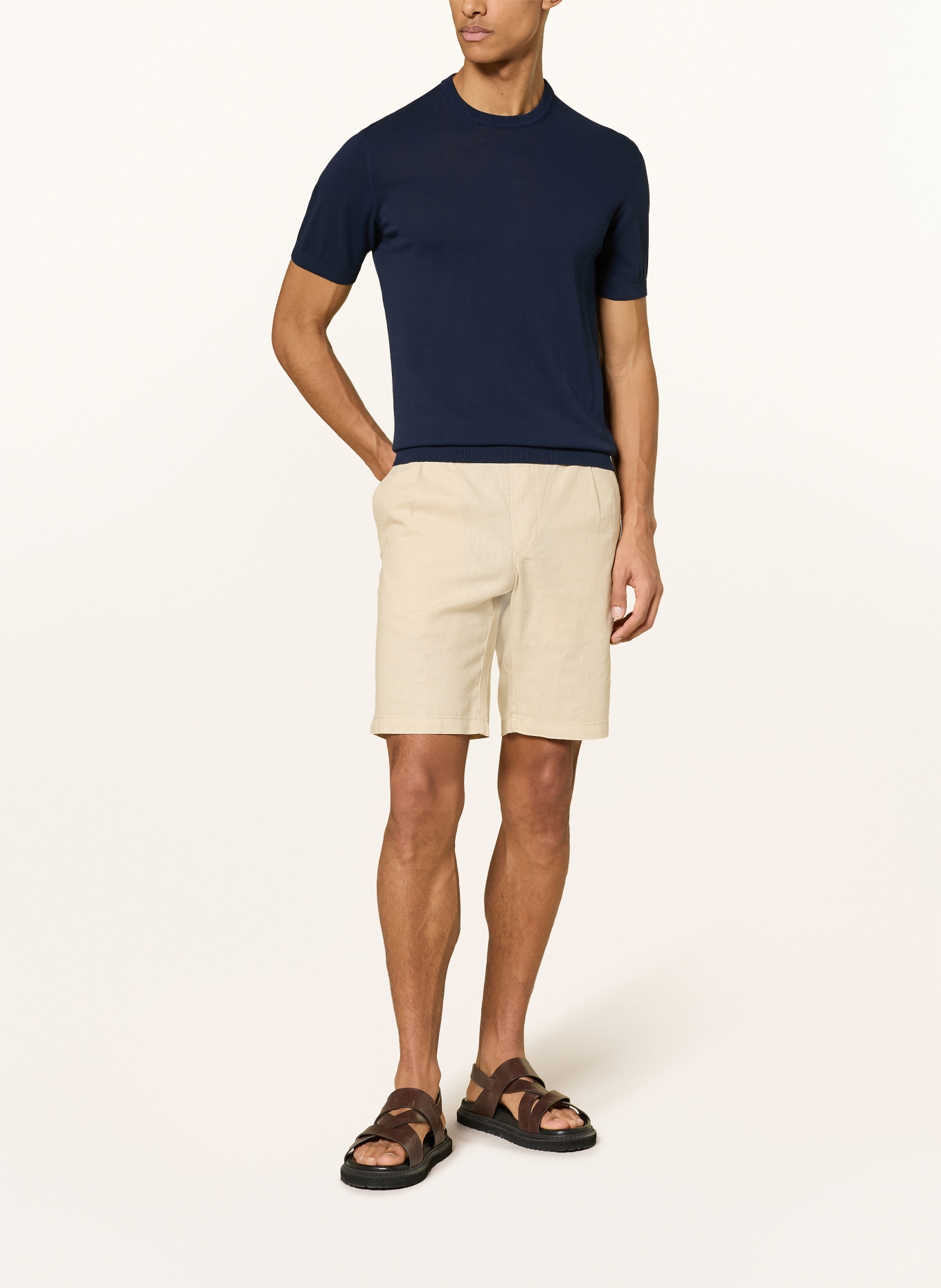 DISTRETTO 12 Strickshirt: DUNKELBLAU