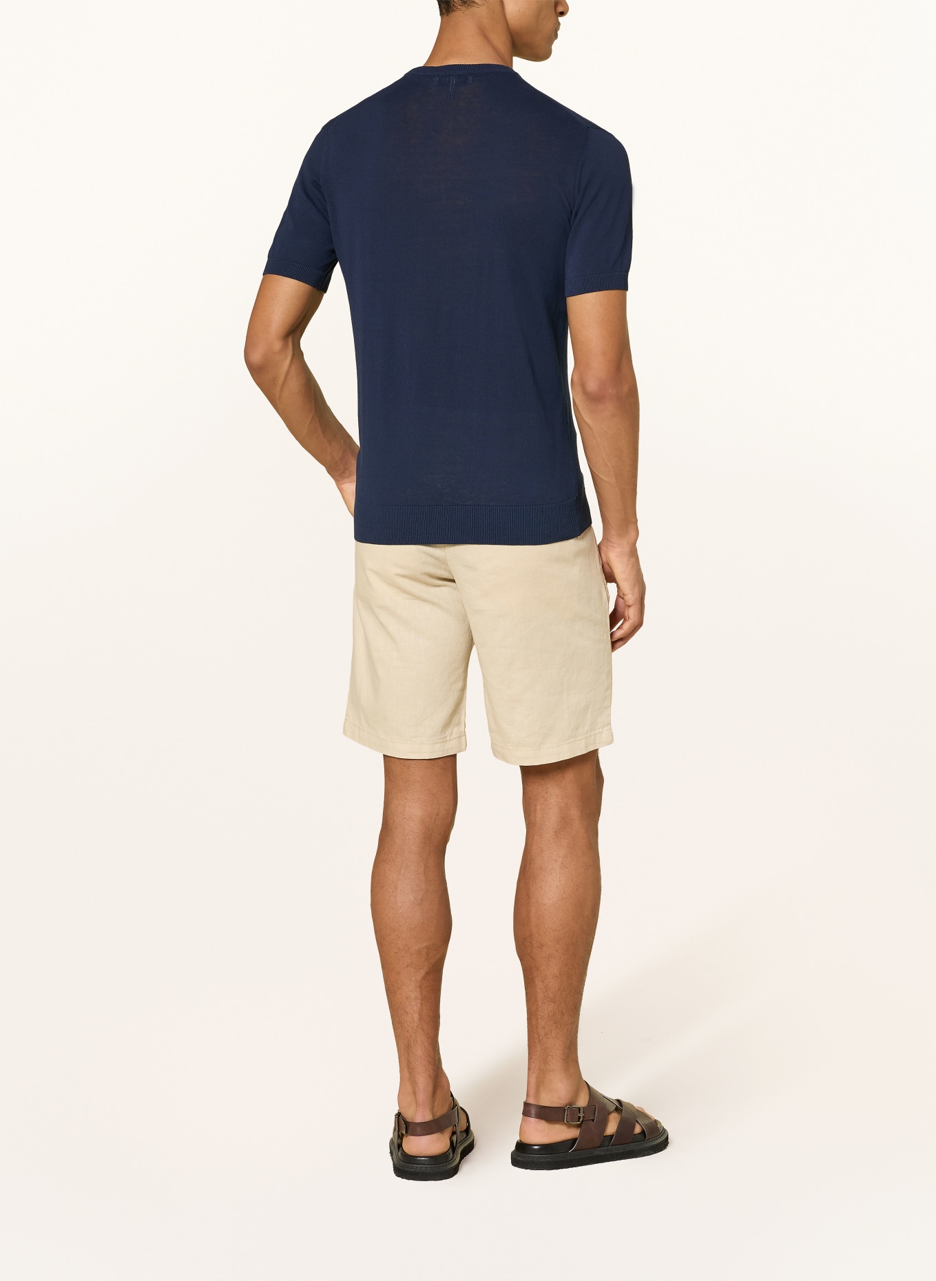 DISTRETTO 12 Strickshirt: DUNKELBLAU