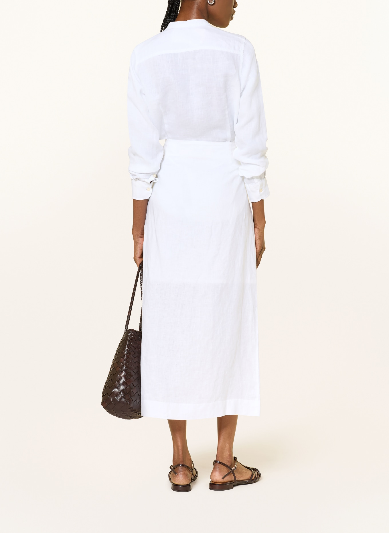 lilienfels Linnen rok: WIT