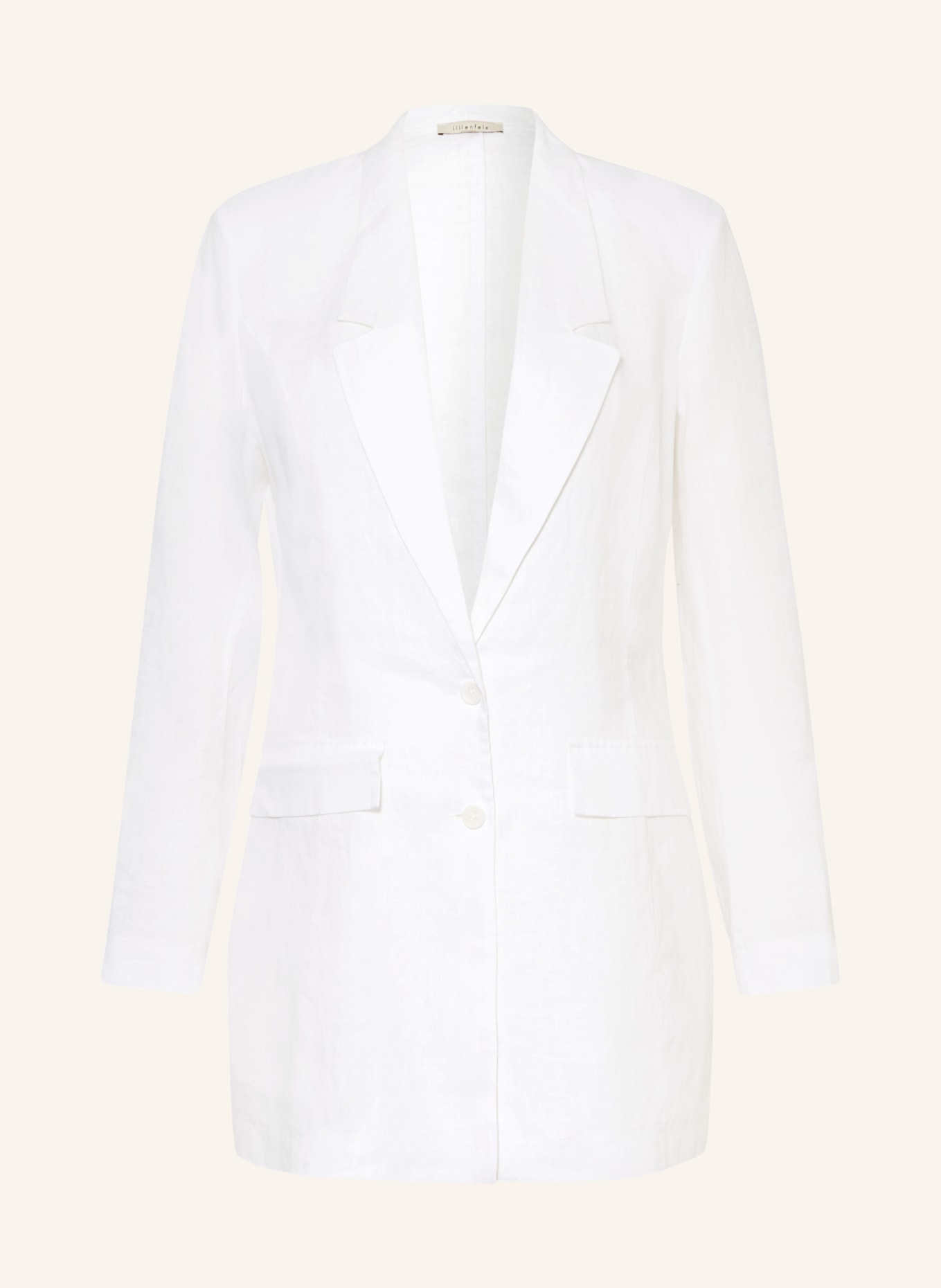 lilienfels Leinenblazer: WEISS