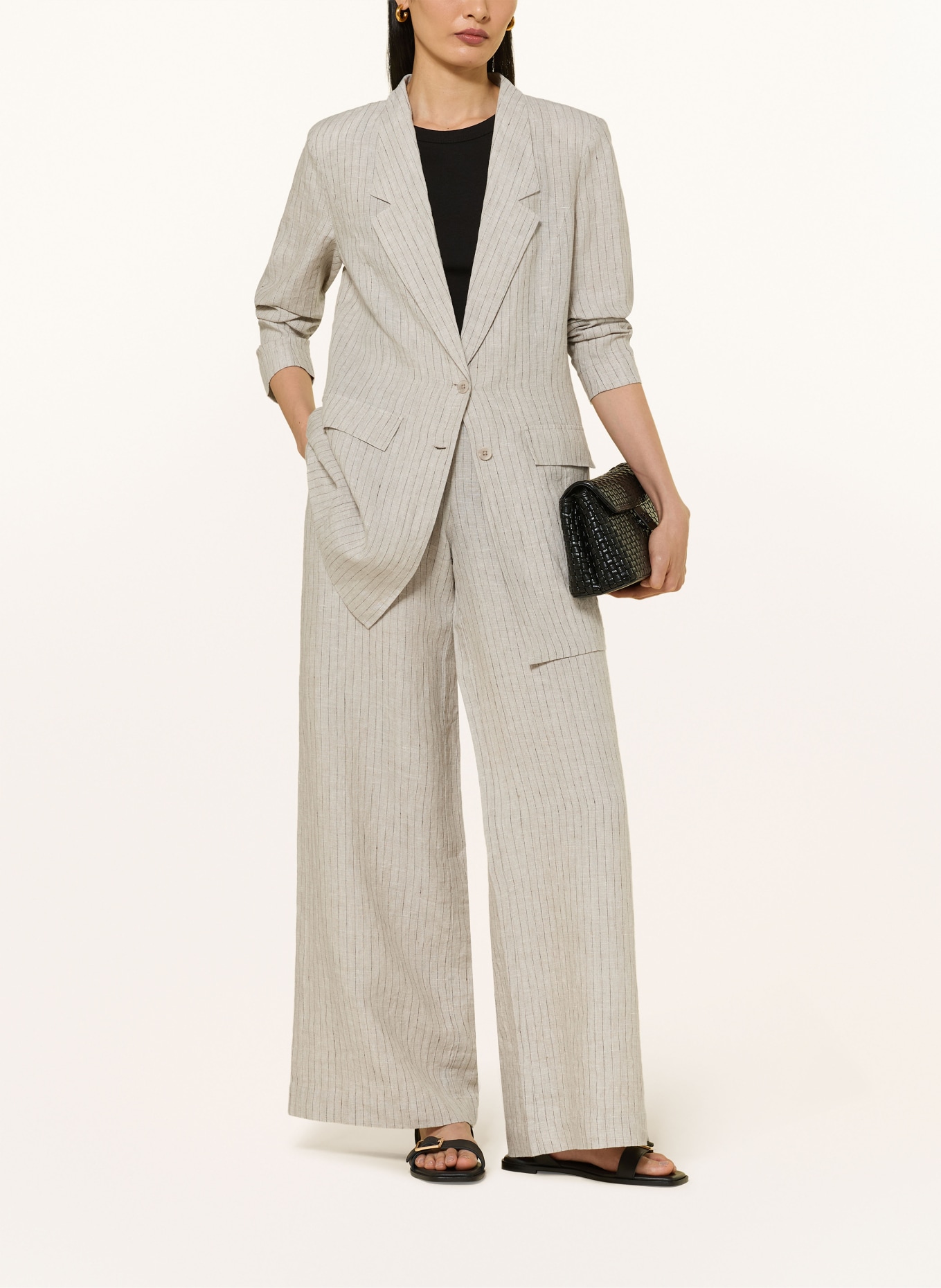 lilienfels Leinenblazer: BEIGE