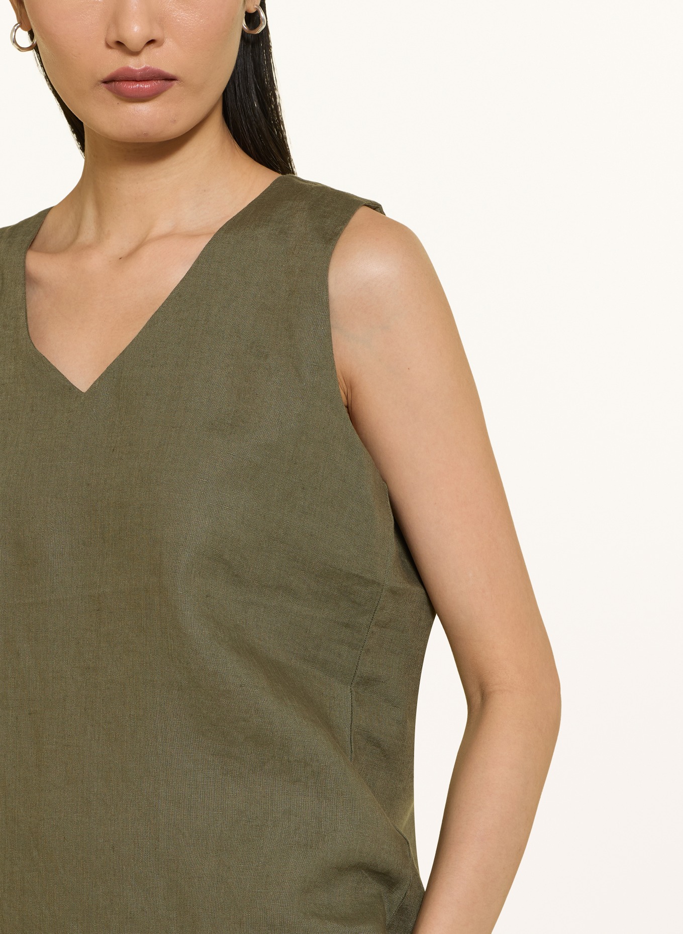 lilienfels Linnen top: OLIJF