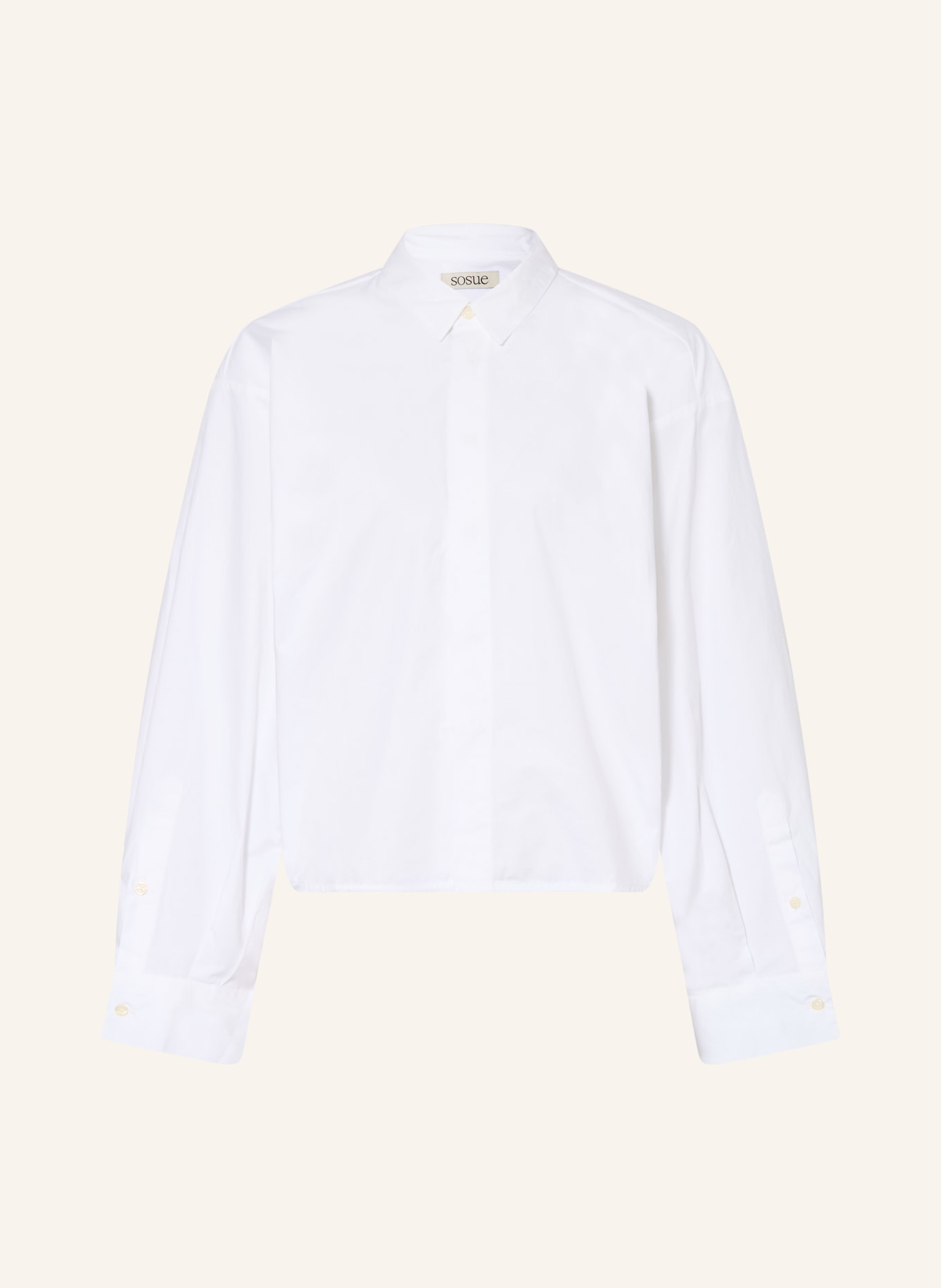 SoSUE overhemdblouse: WIT