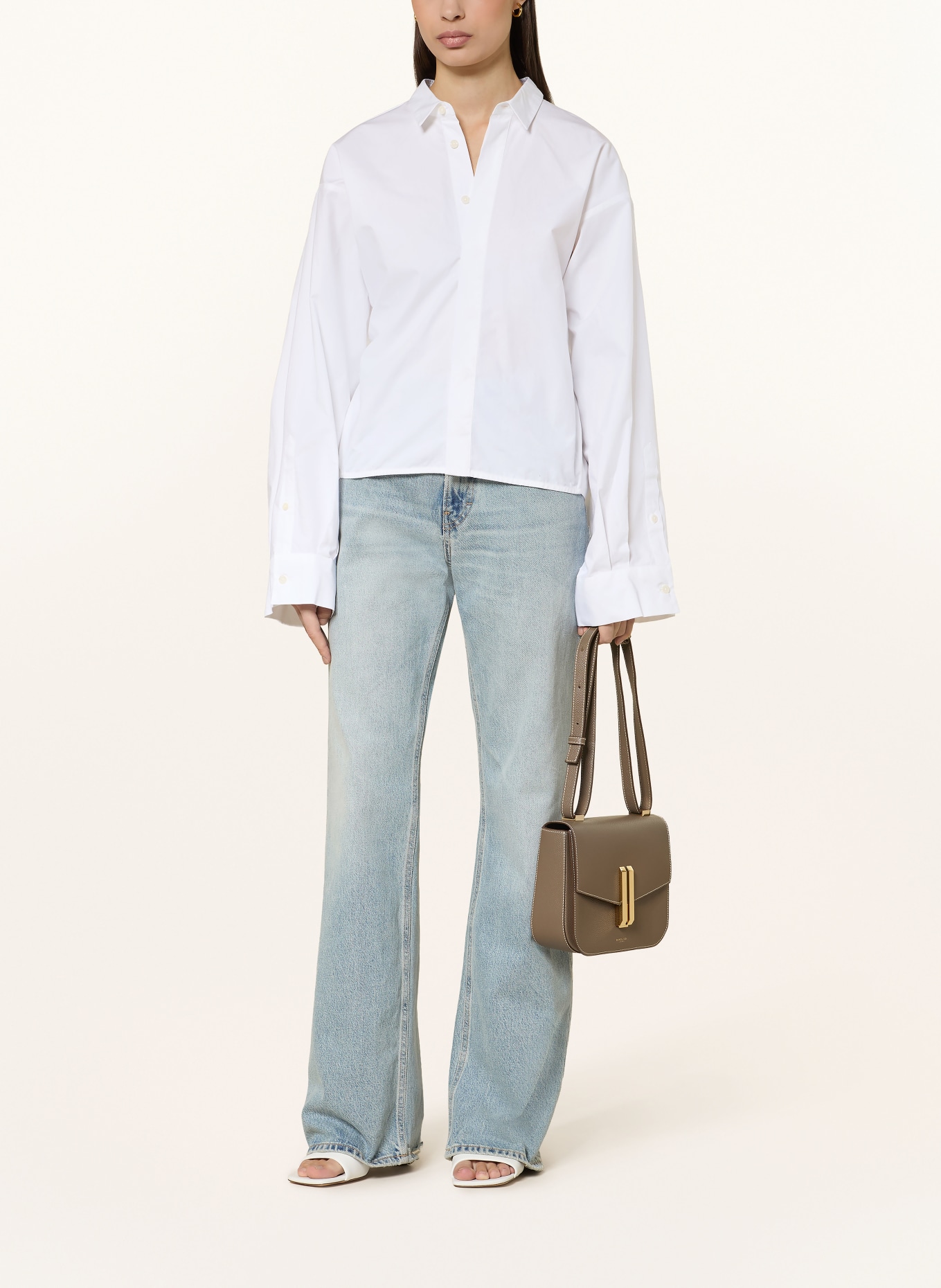 SoSUE overhemdblouse: WIT