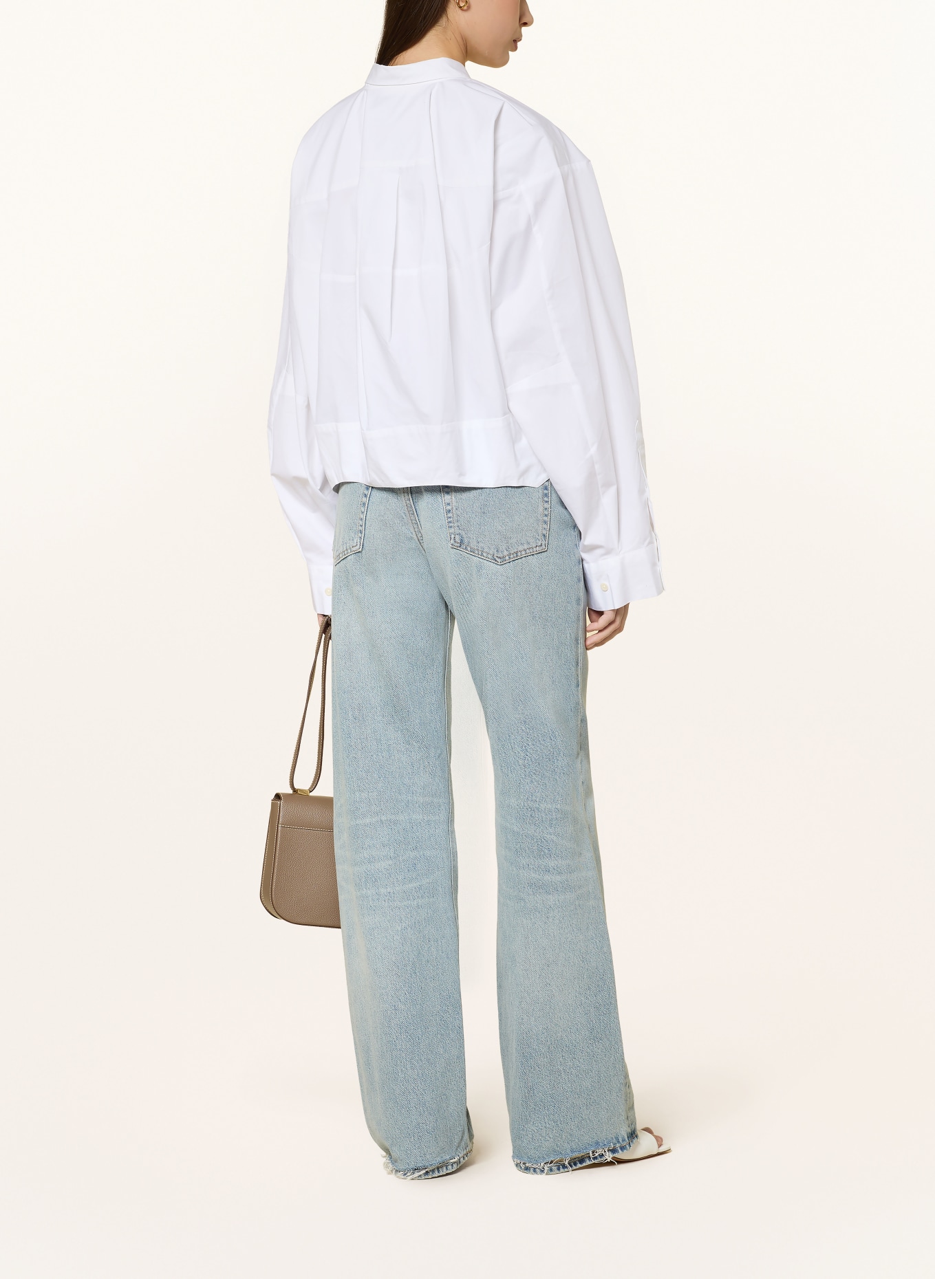 SoSUE overhemdblouse: WIT