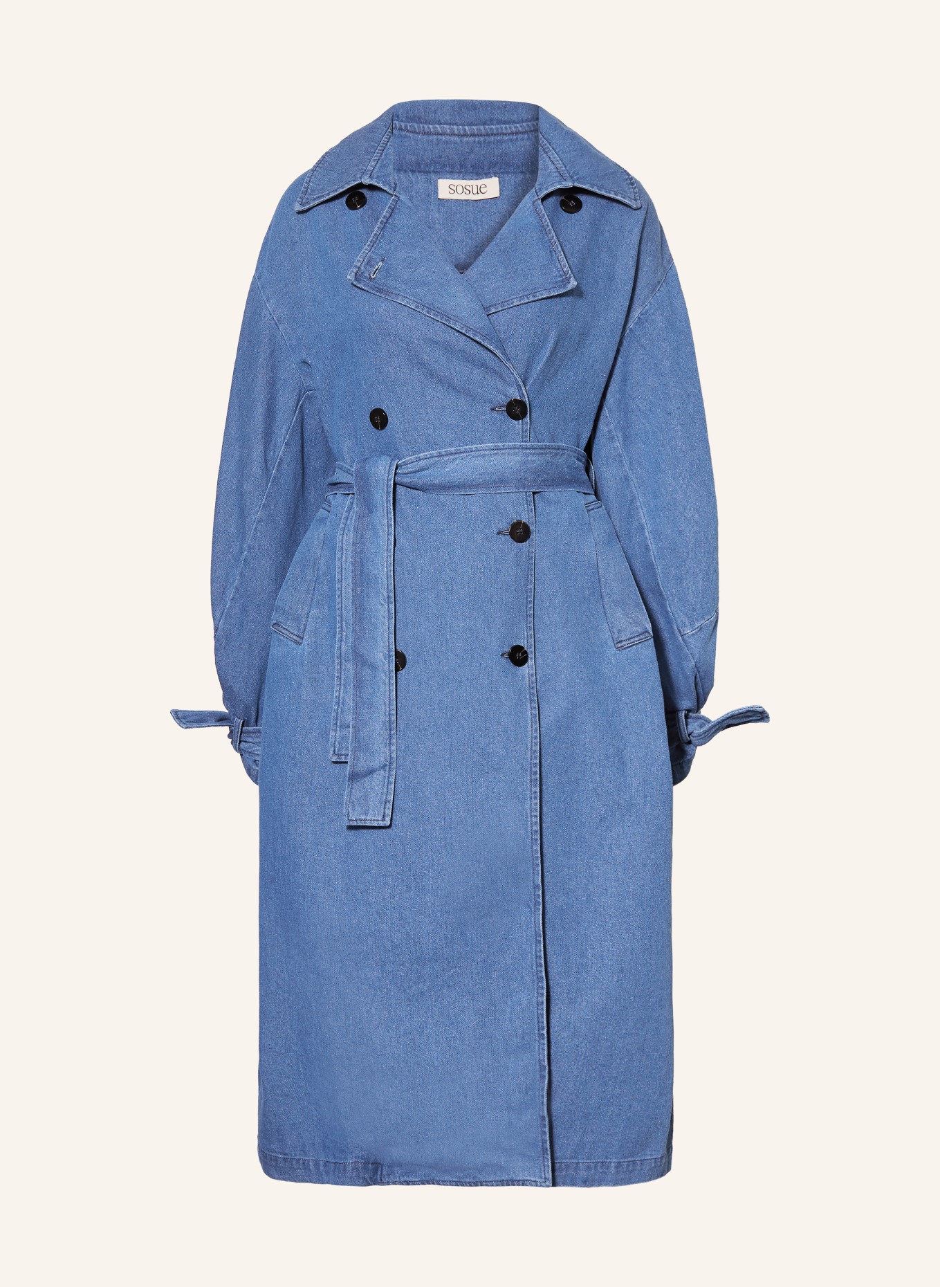 SoSUE ANTONIA denim coat: BLUE